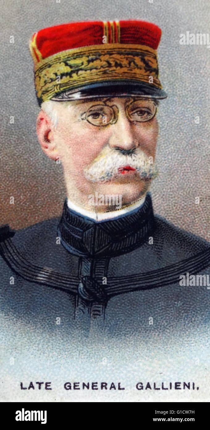 Lettre Autographe Signée Du Général Joseph Galliéni - Nice 1882 - Troisième République