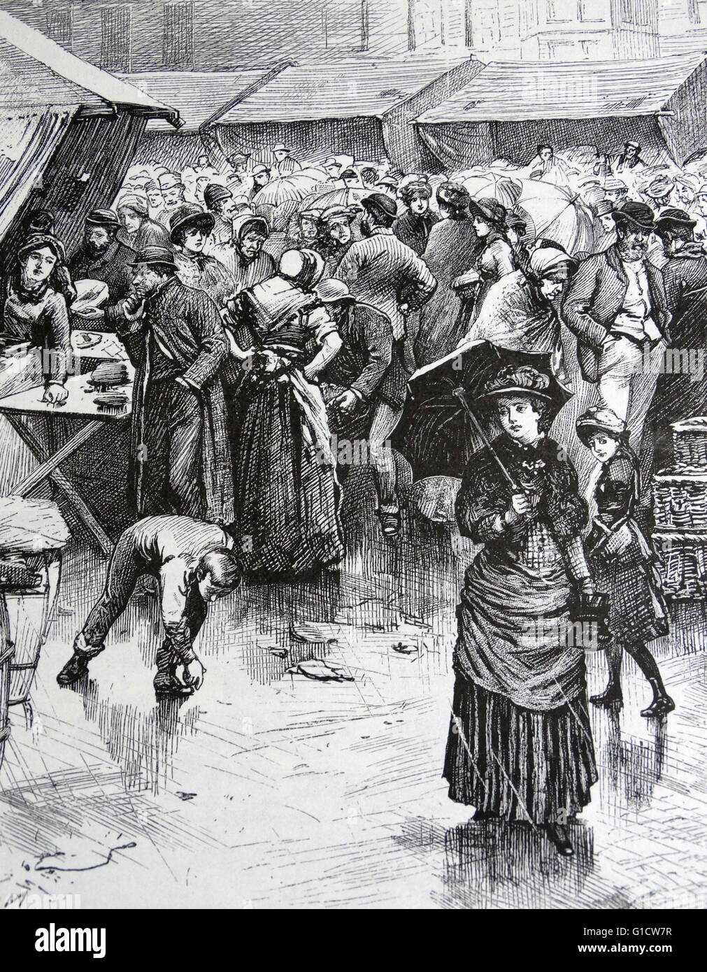 Market scene 19th century hi-res stock photography and images - Alamy