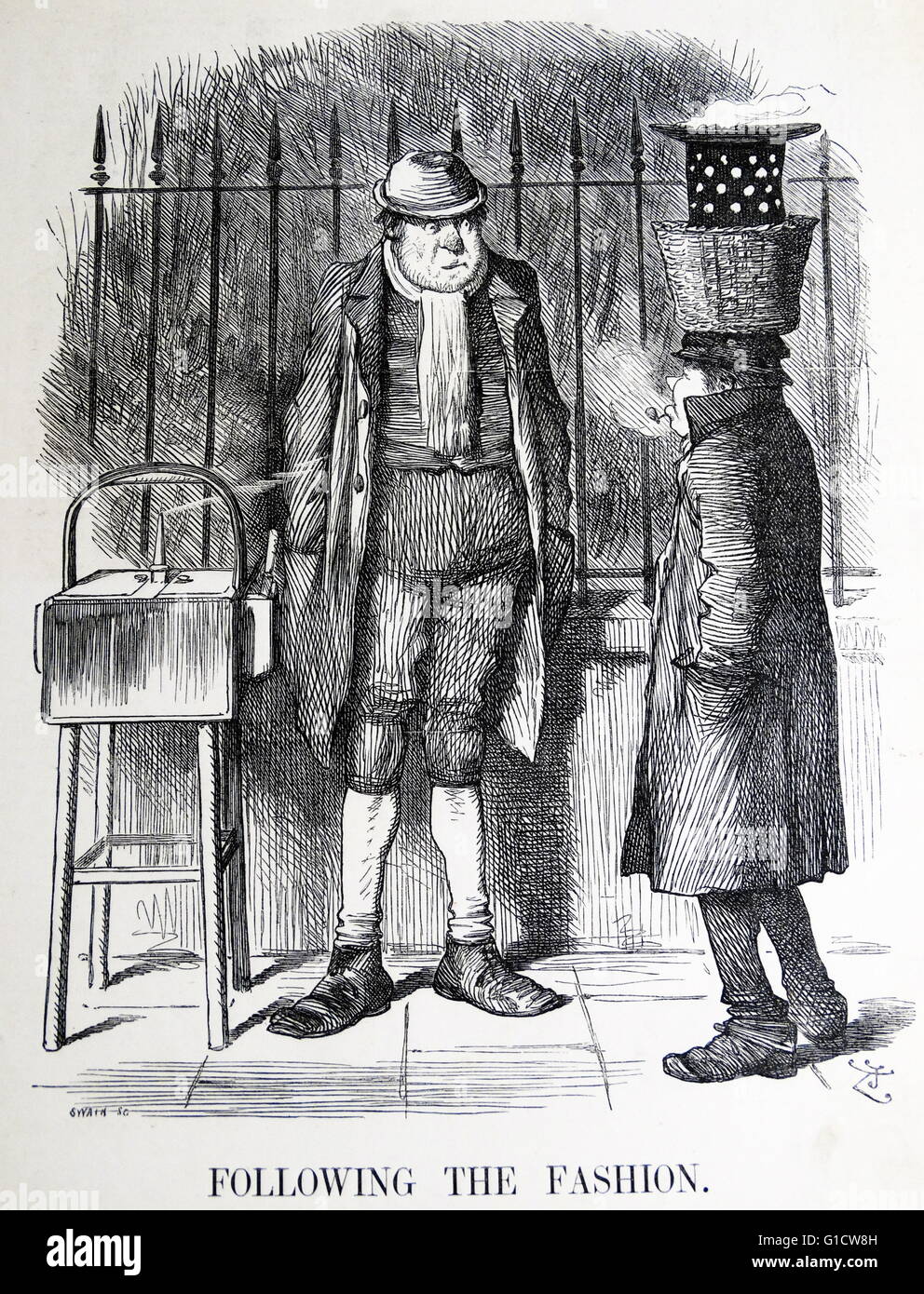 John Tenniel cartoon titled 'Limited Liability Companys'. By Sir John Tenniel (1820-1914) an English illustrator, graphic humourist, and political cartoonist. Dated 19th Century Stock Photo