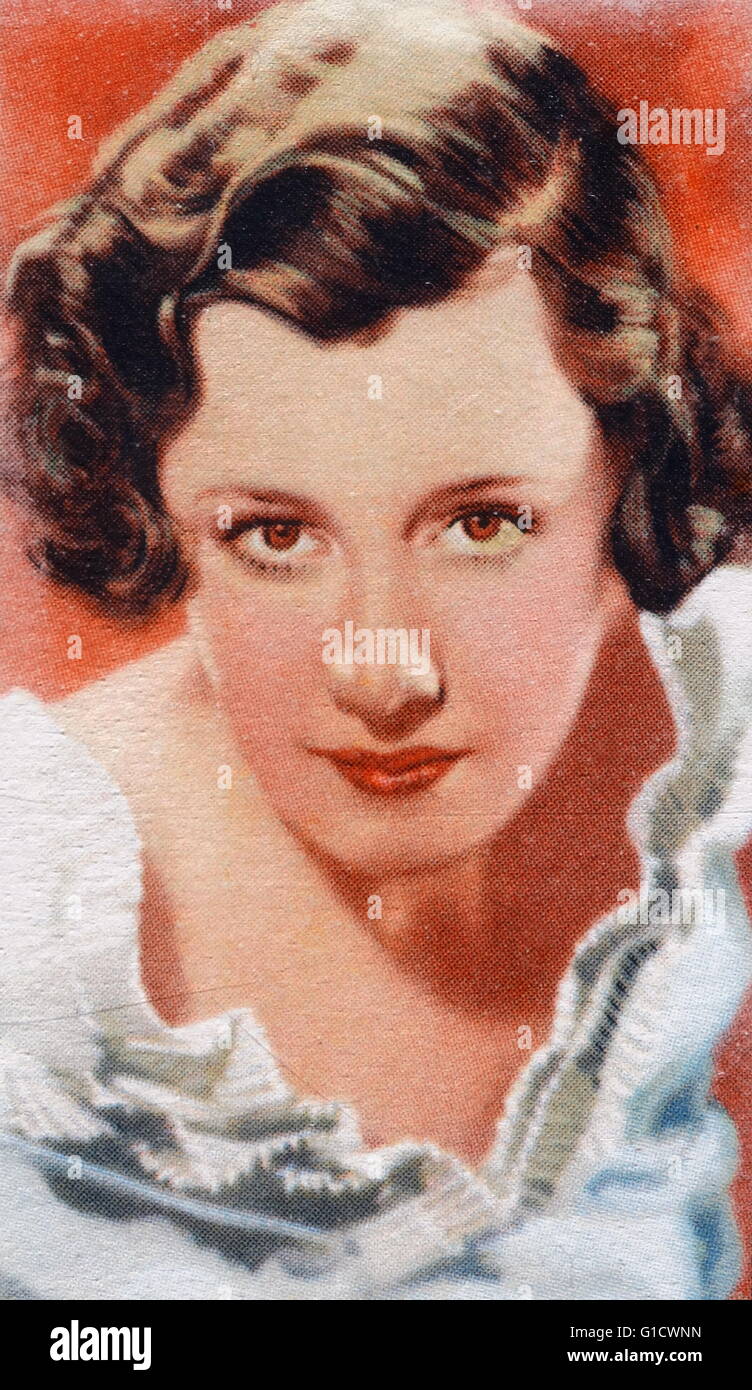 Irene Dunne (1898-1990) an American film actress and singer. Dated 20th ...