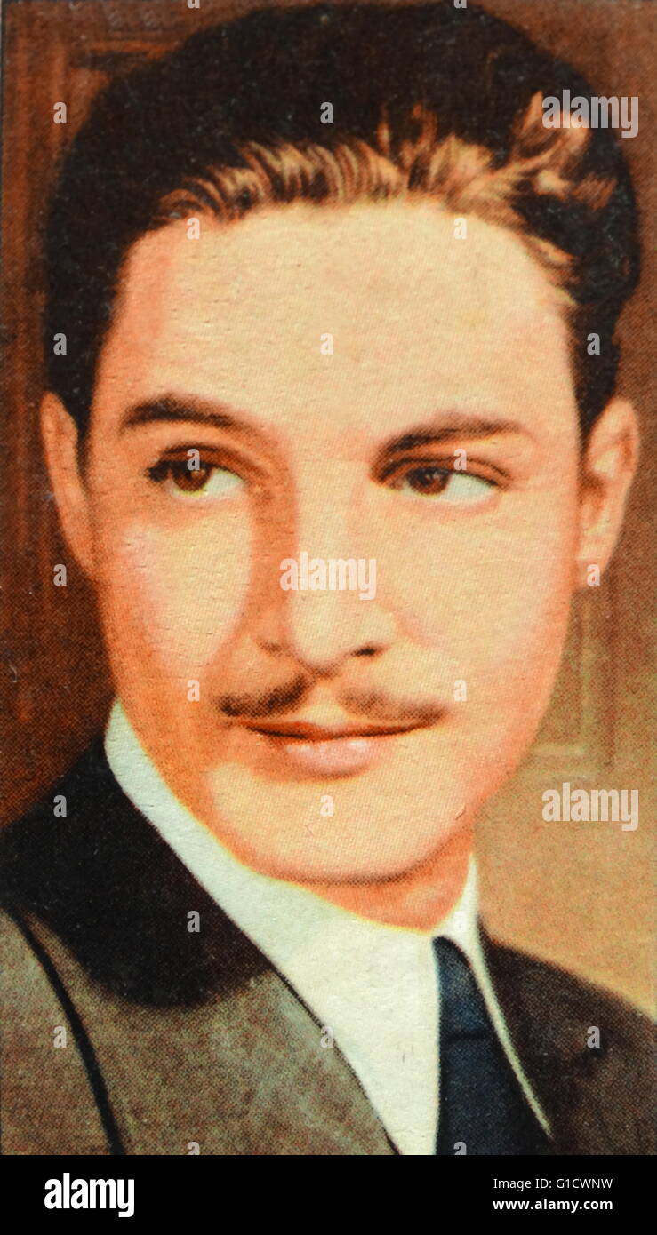 Robert Donat (1905-1958) an English film and stage actor. Dated 20th Century Stock Photo