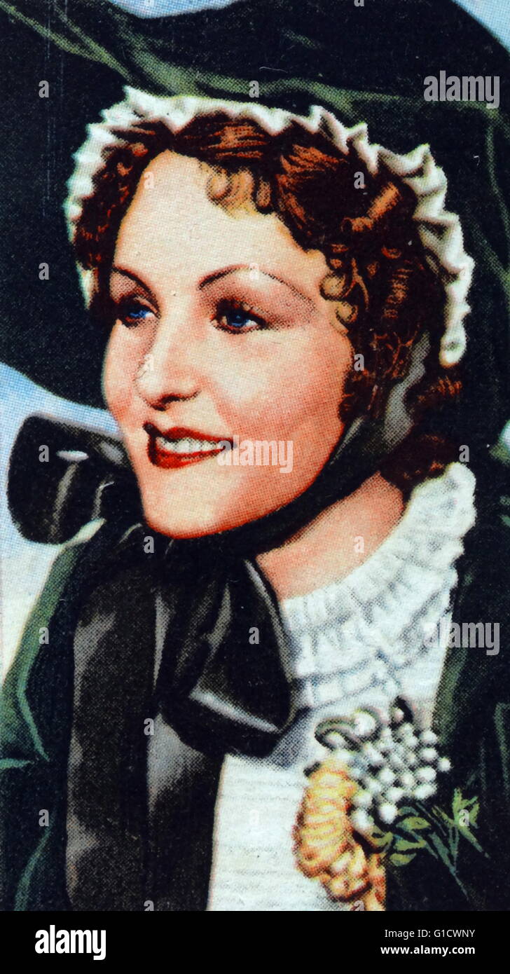 Marguerite Allan, a Russian-Empire-born British actress Stock Photo