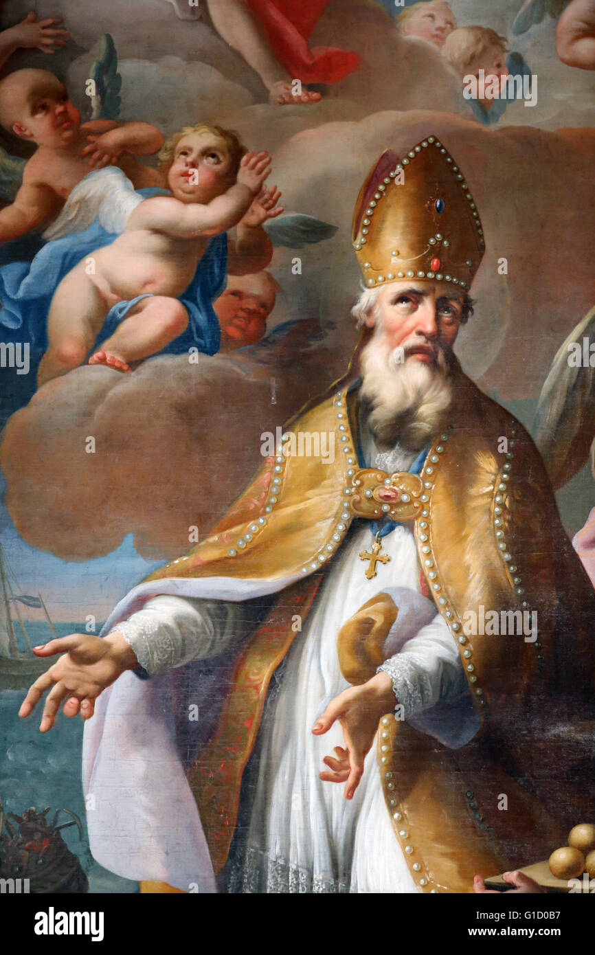 Saint nicholas church painting hi-res stock photography and images - Alamy