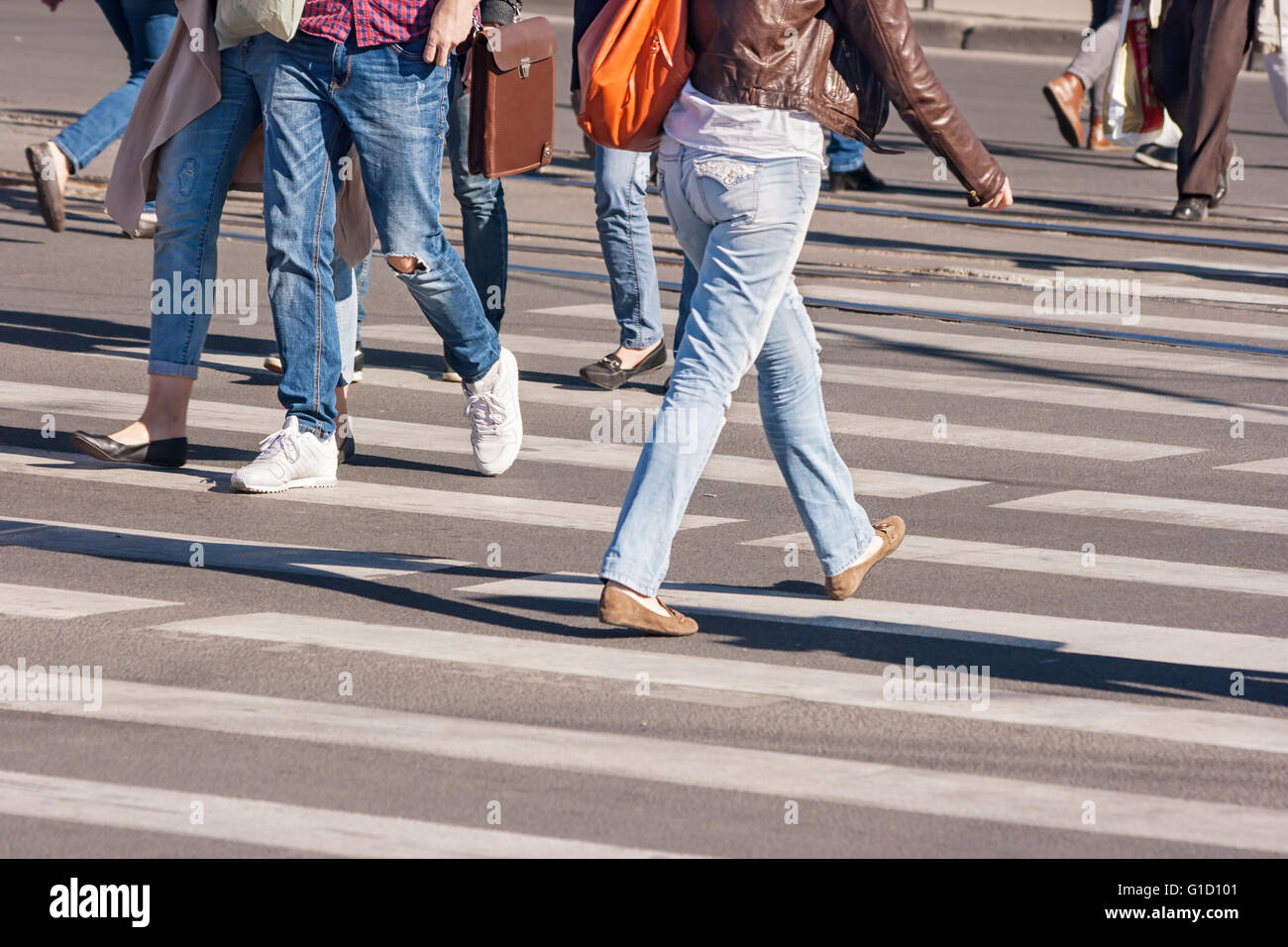 Spring Crosswalk Zebra in spring hi-res stock photography and images - Alamy