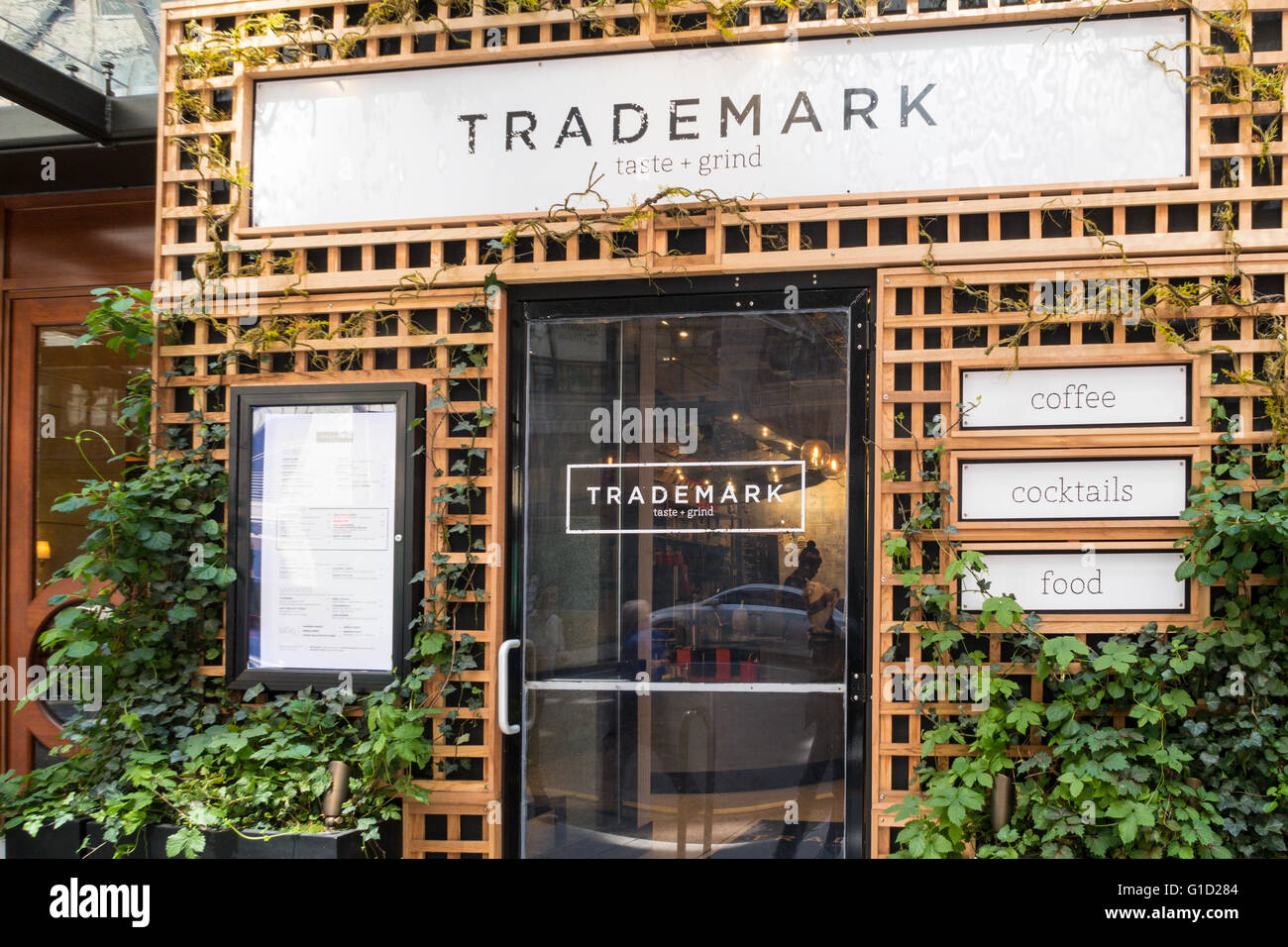 Trademark Taste + Grind, NYC Stock Photo
