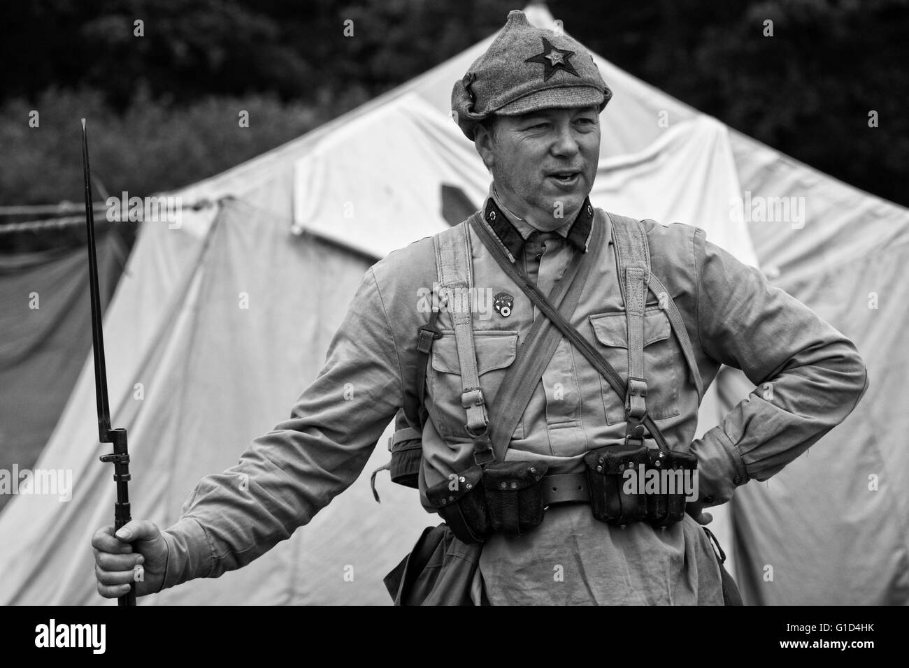 Red Army Voroshilov Sharpshooter Stock Photo