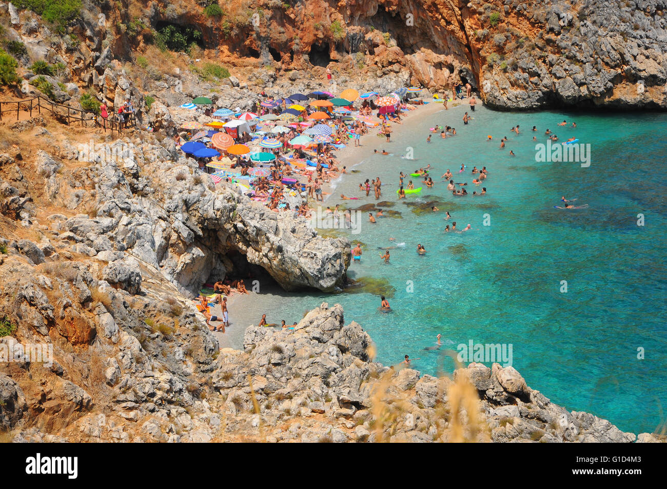 Sicily, San Vito lo Capo beach, italy Stock Photo