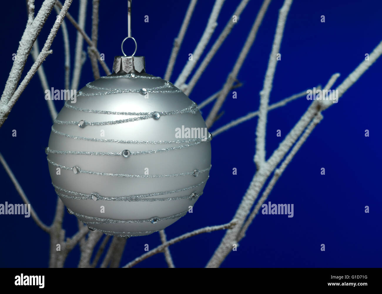 Ornament silver hi-res stock photography and images - Alamy