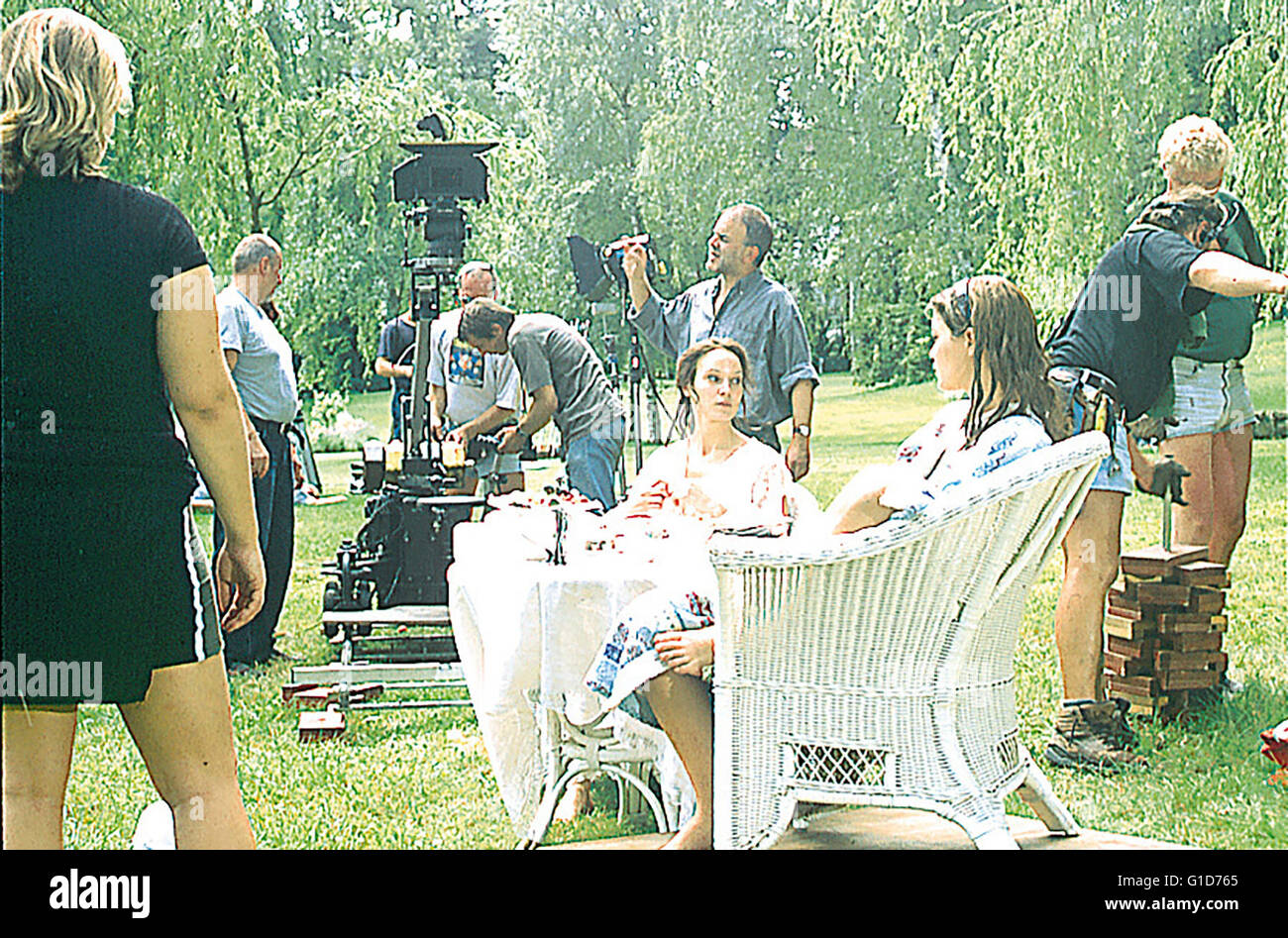 Sturmzeit (TV-Film) / Set / Udo Samel / Vittoria Belvedere / Jeanette Hain, Stock Photo