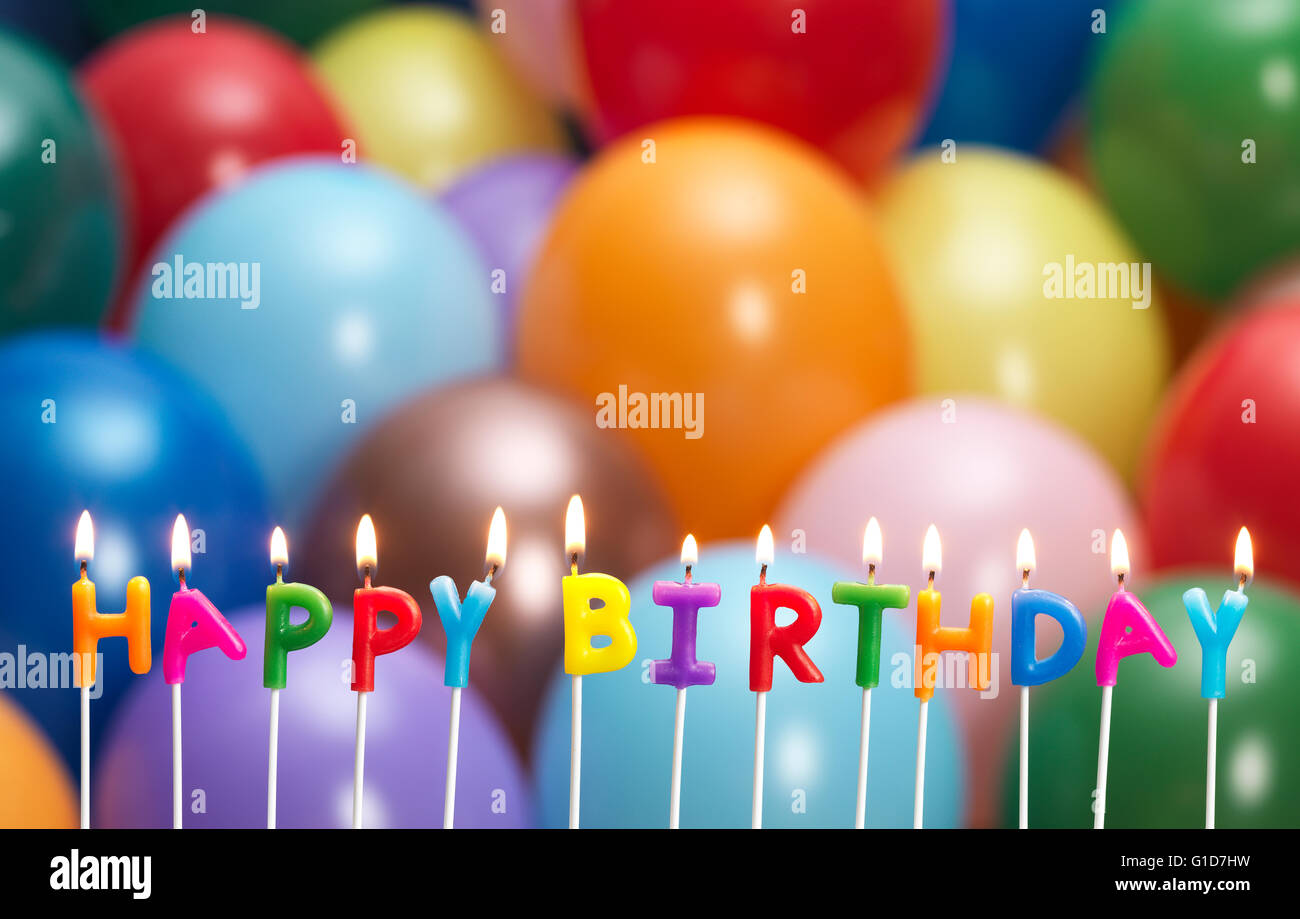 Happy Birthday Text Hi Res Stock Photography And Images Alamy