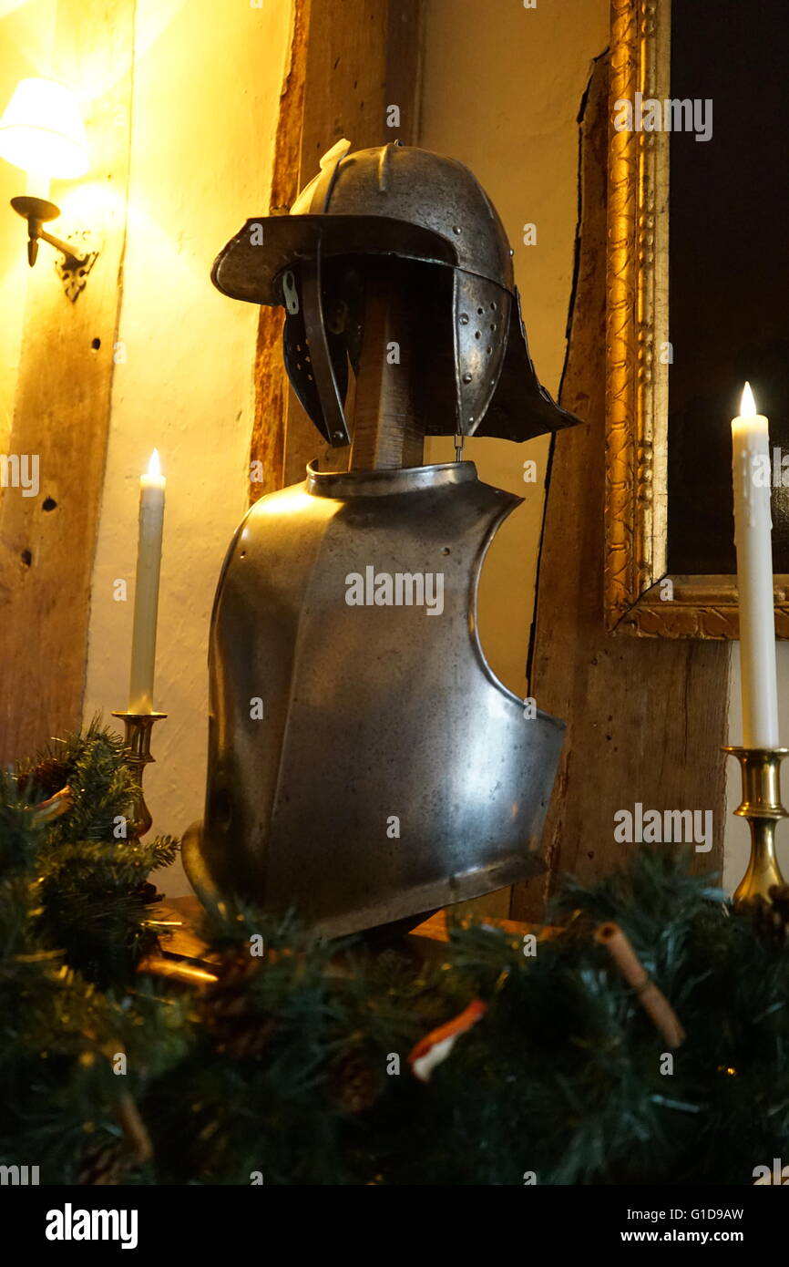 Puritan armour from the English Civil War circa 1640 Stock Photo