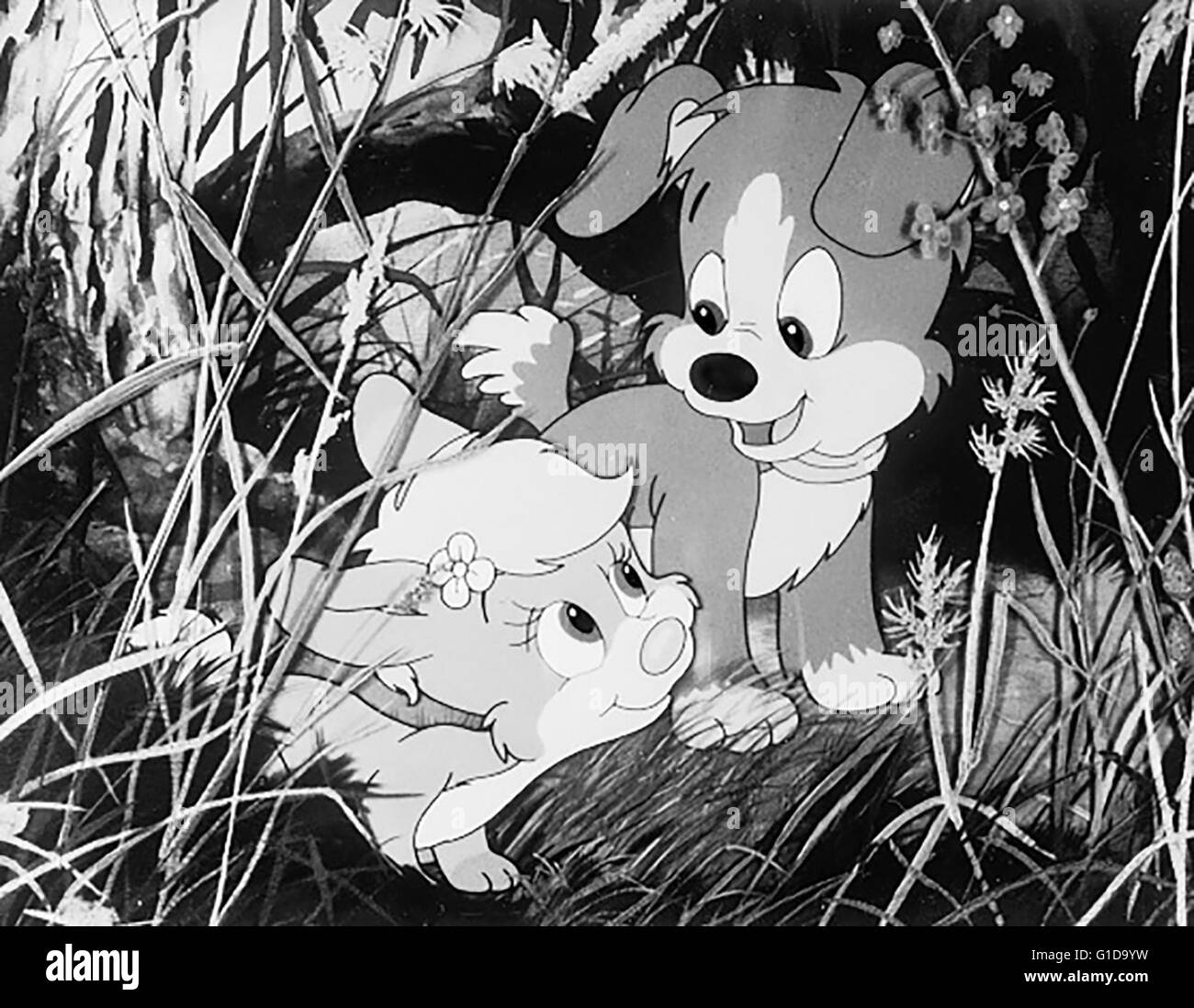 Bobo und die Hasenbande / Zeichentrickfiguren, Stock Photo