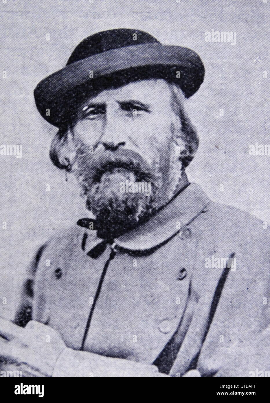 Giuseppe Garibaldi 1807 – 1882. Italian general and politician who played a large role in the history of Italy Stock Photo