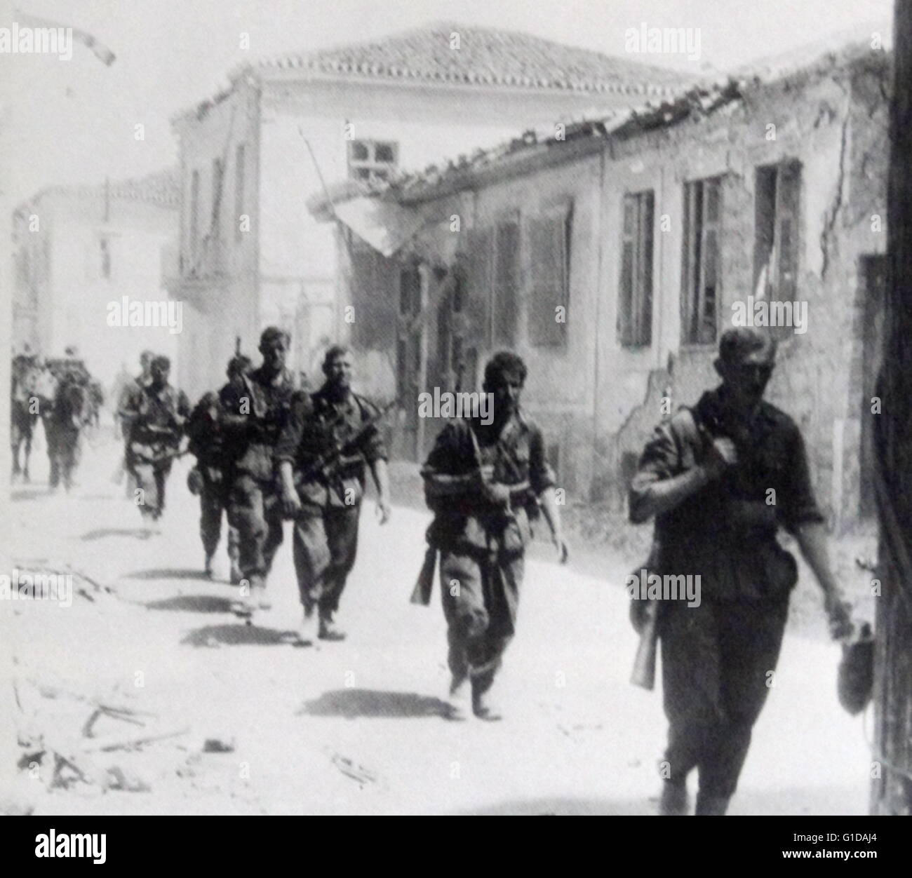 German army in Greece during world war two. 1941 Stock Photo