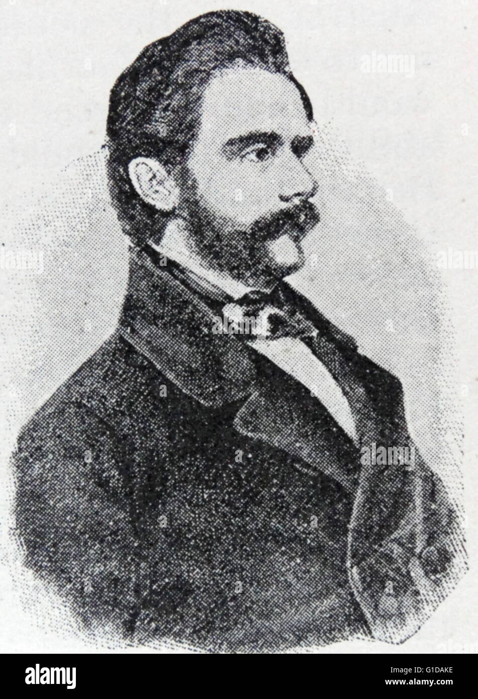 Leopold Graf von Thun und Hohenstein (7 April 1811 – 17 December 1888) was a leading Austrian statesman from the Thun und Hohenstein family. Stock Photo
