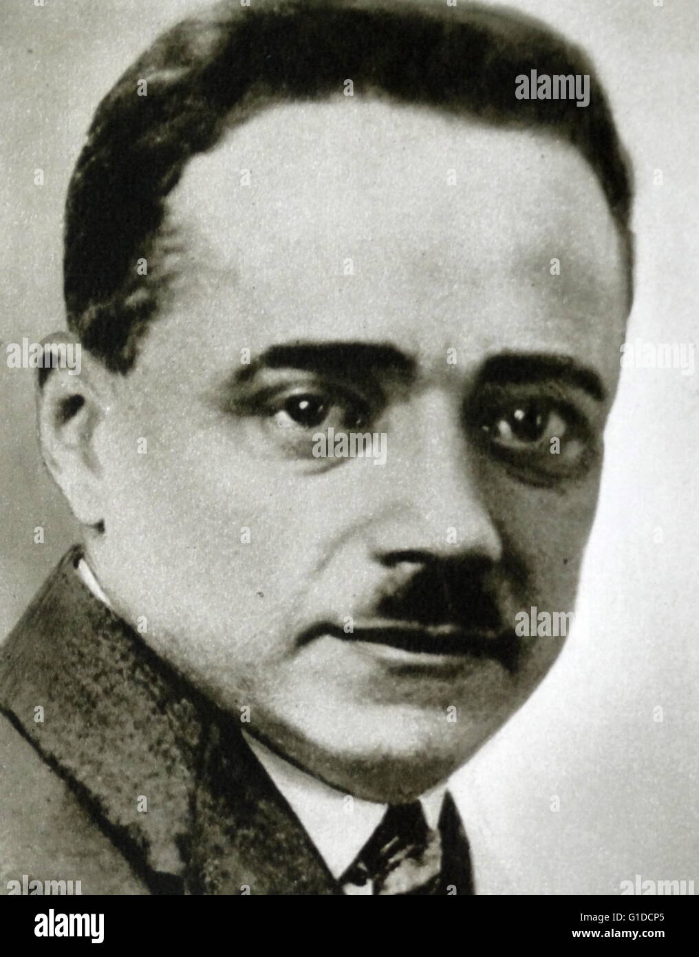 Engelbert Dollfuss (1892 –1934) Austrian statesman.  Federal Chancellor in 1932 in the midst of a crisis for the conservative government.  Dollfuss was assassinated as part of a failed coup attempt by Nazi agents in 1934. Stock Photo