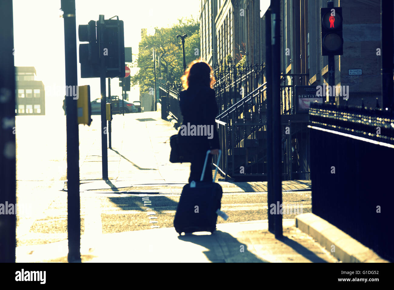 Street light in silhouette hi-res stock photography and images - Alamy
