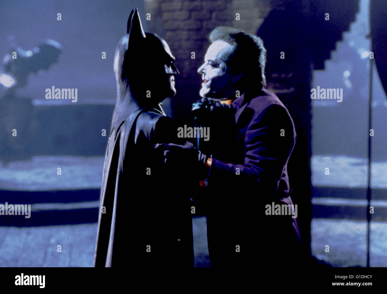 Batman / Michael Keaton / Jack Nicholson Stock Photo