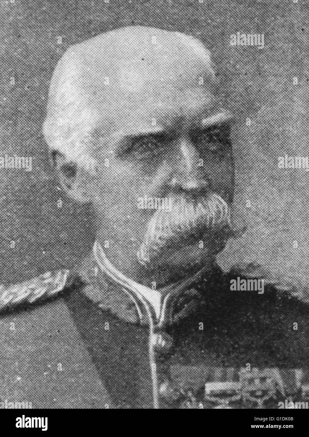 Sir Donald Stewart (1824-1900) British Army officer involved in putting down the Indian Mutiny 1857. Played a key role in the second anglo-afgan war and was later appointed secretary of state for India. 1893. Stock Photo