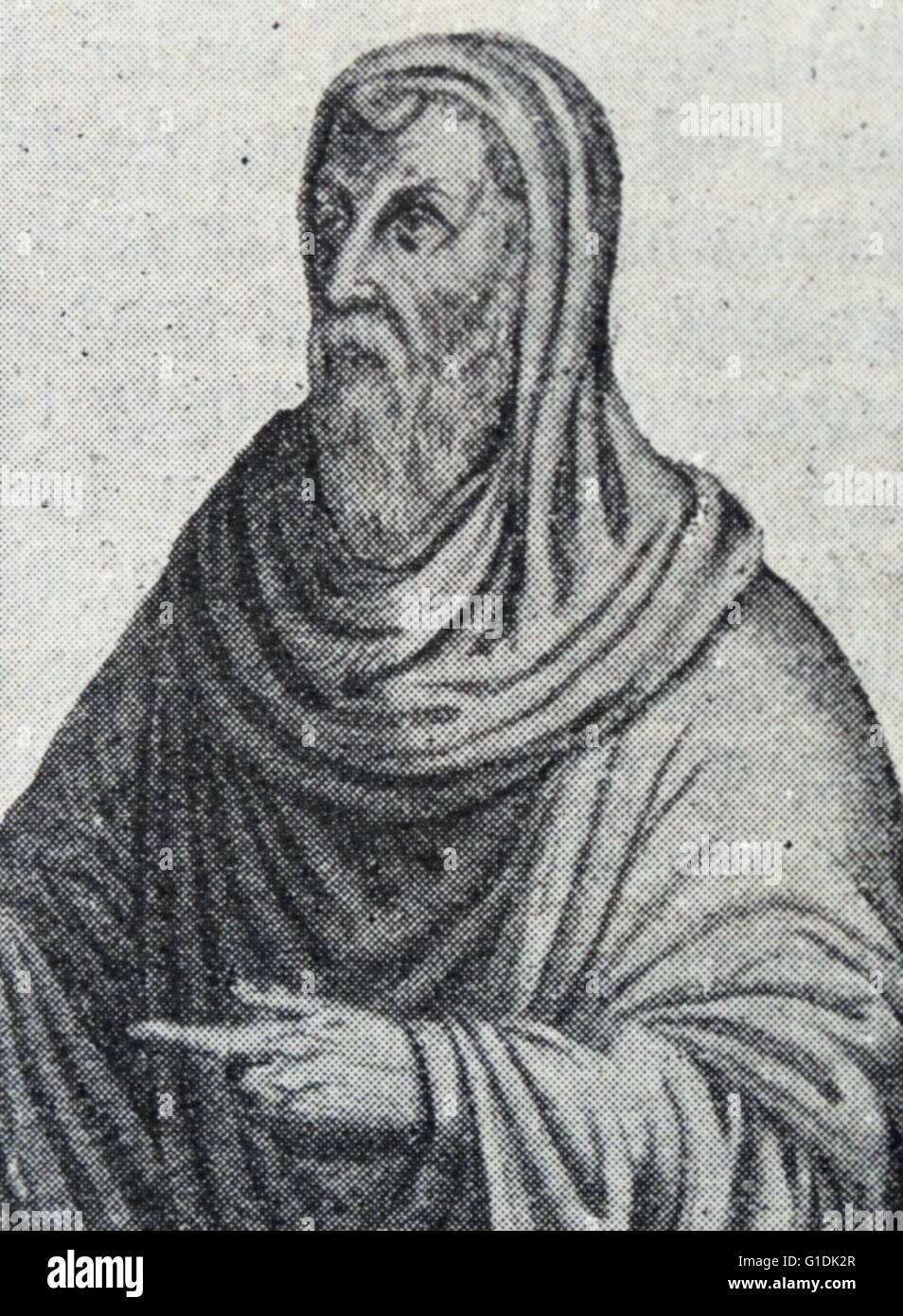 Portrait of Saint Athanasius of Alexandria (296373) the twentieth of Alexandria. Dated