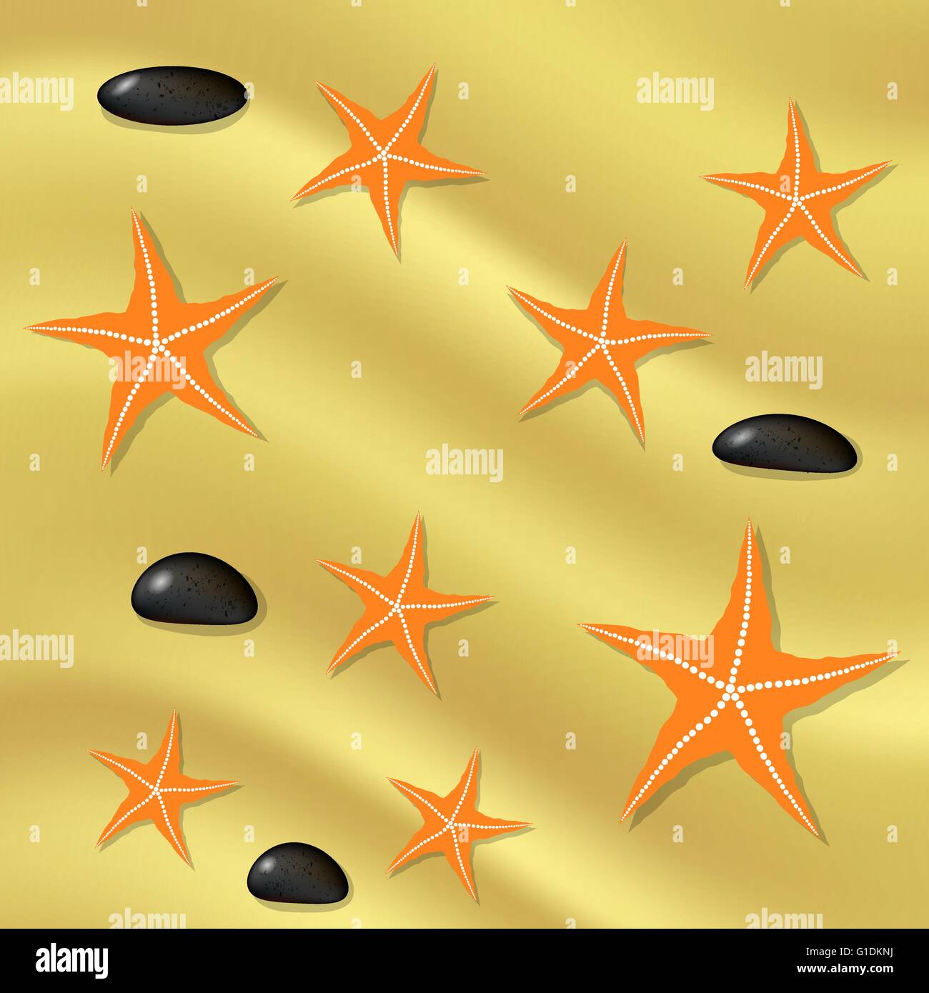 Red starfish cushion Stock Vector Images Alamy