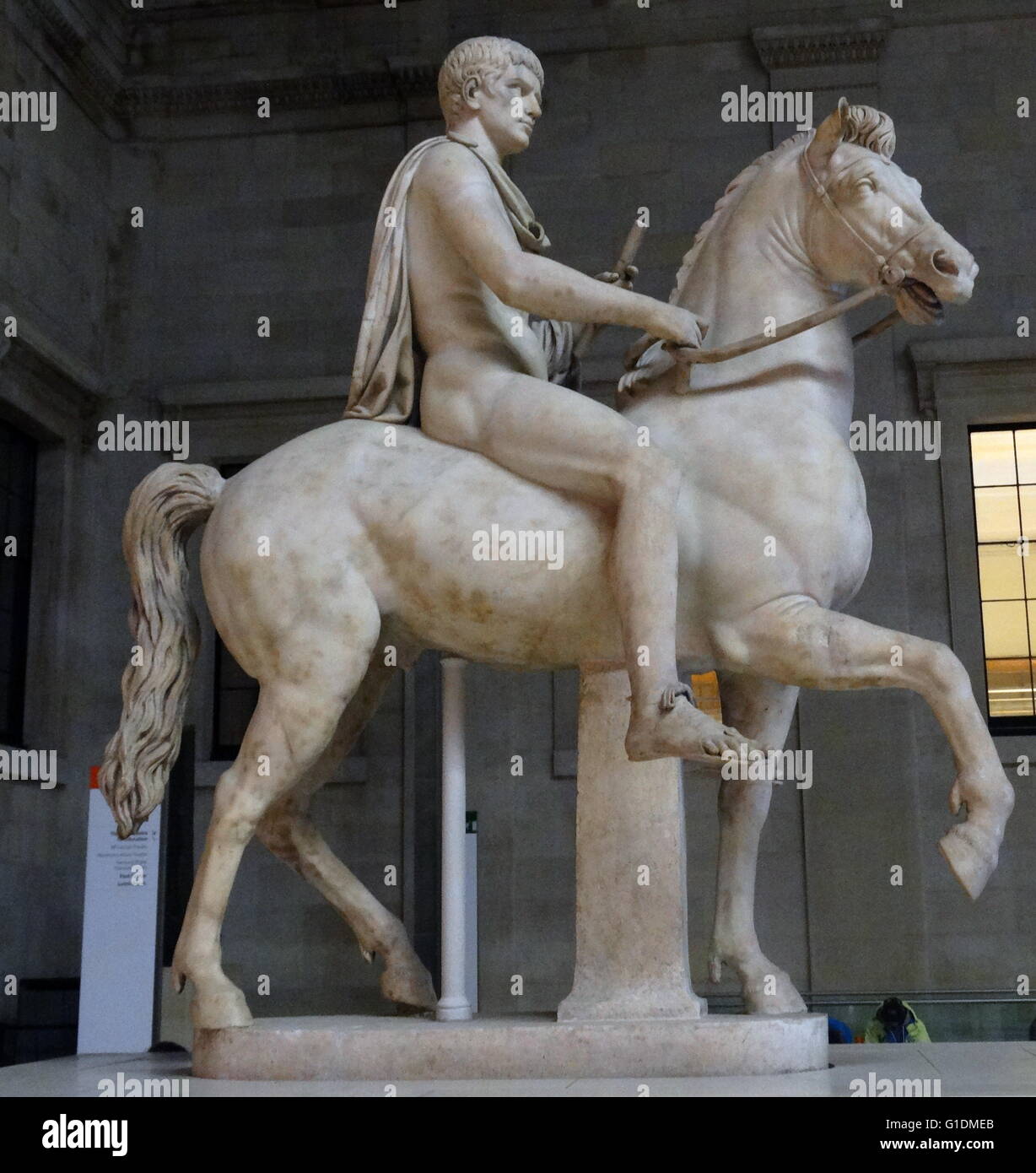 Roman on horseback hi-res stock photography and images - Alamy, image size:1228x1390