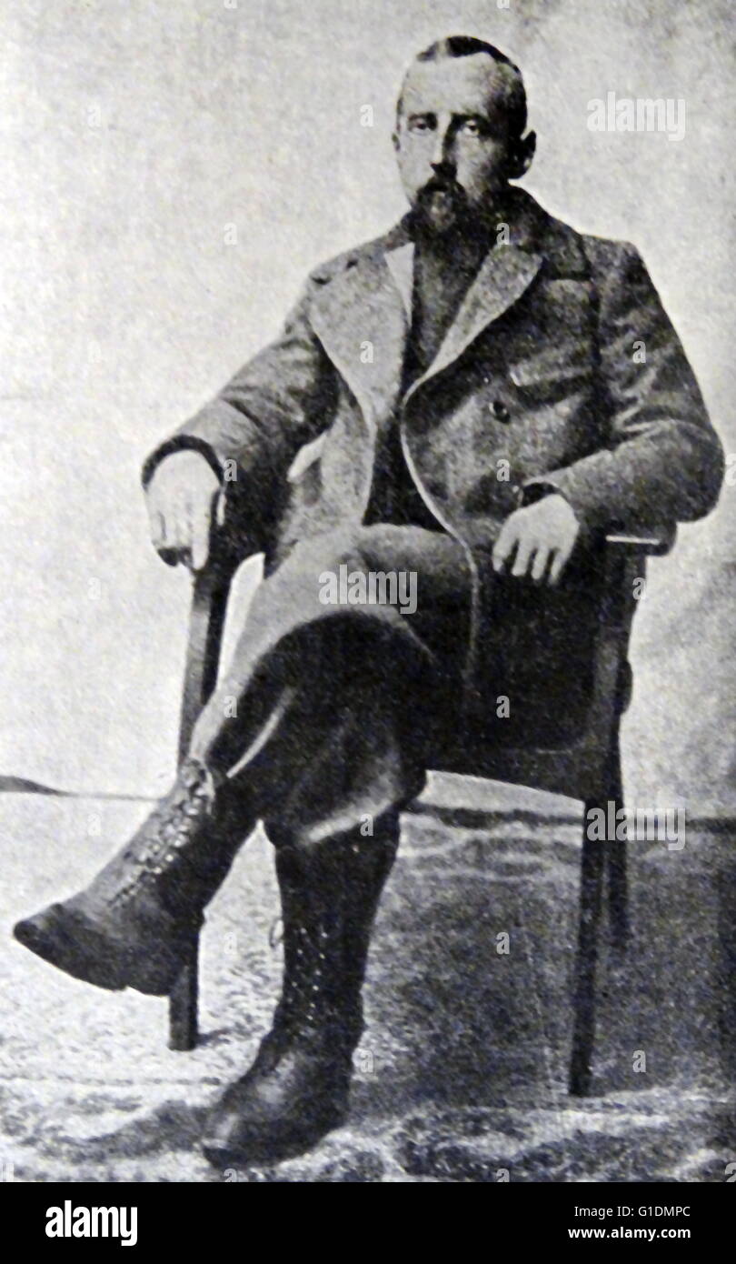 Portrait of Amundsen Hosten. Dated 20th Century Stock Photo