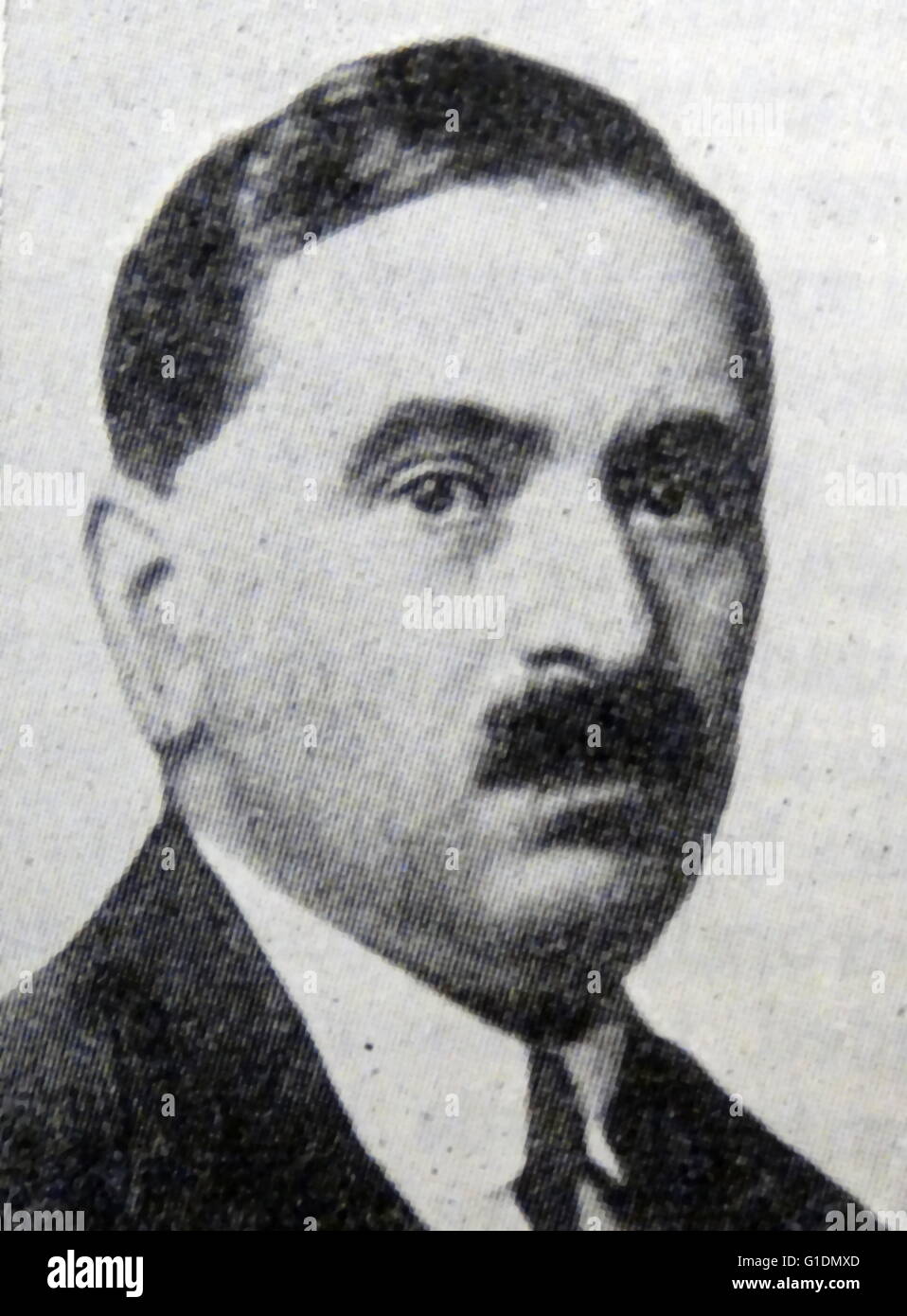 Photographic portrait of Otto Bauer (1881-1938) an Austrian Social Democrat. Dated 20th Century Stock Photo