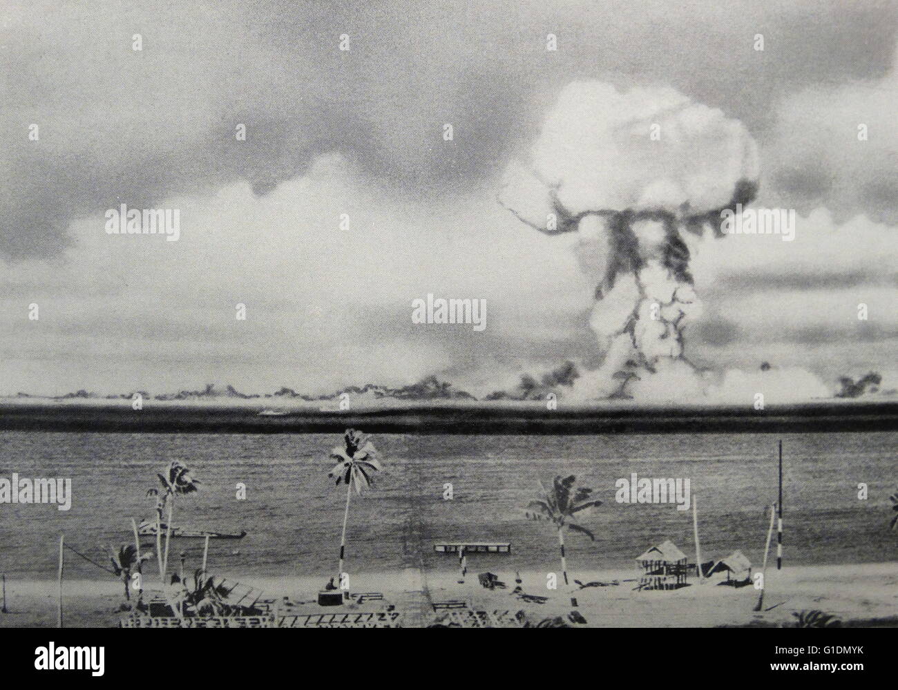 nuclear bomb explosion underwater