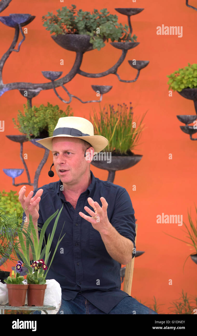 Gardening presenter Joe Swift, , England, UK Stock Photo