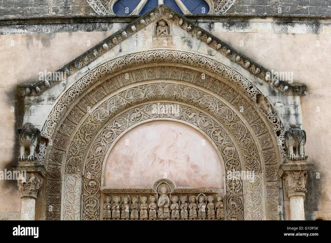 Basilica di Santa Caterina d'Alessandria, Galatina. Italy. Stock Photo