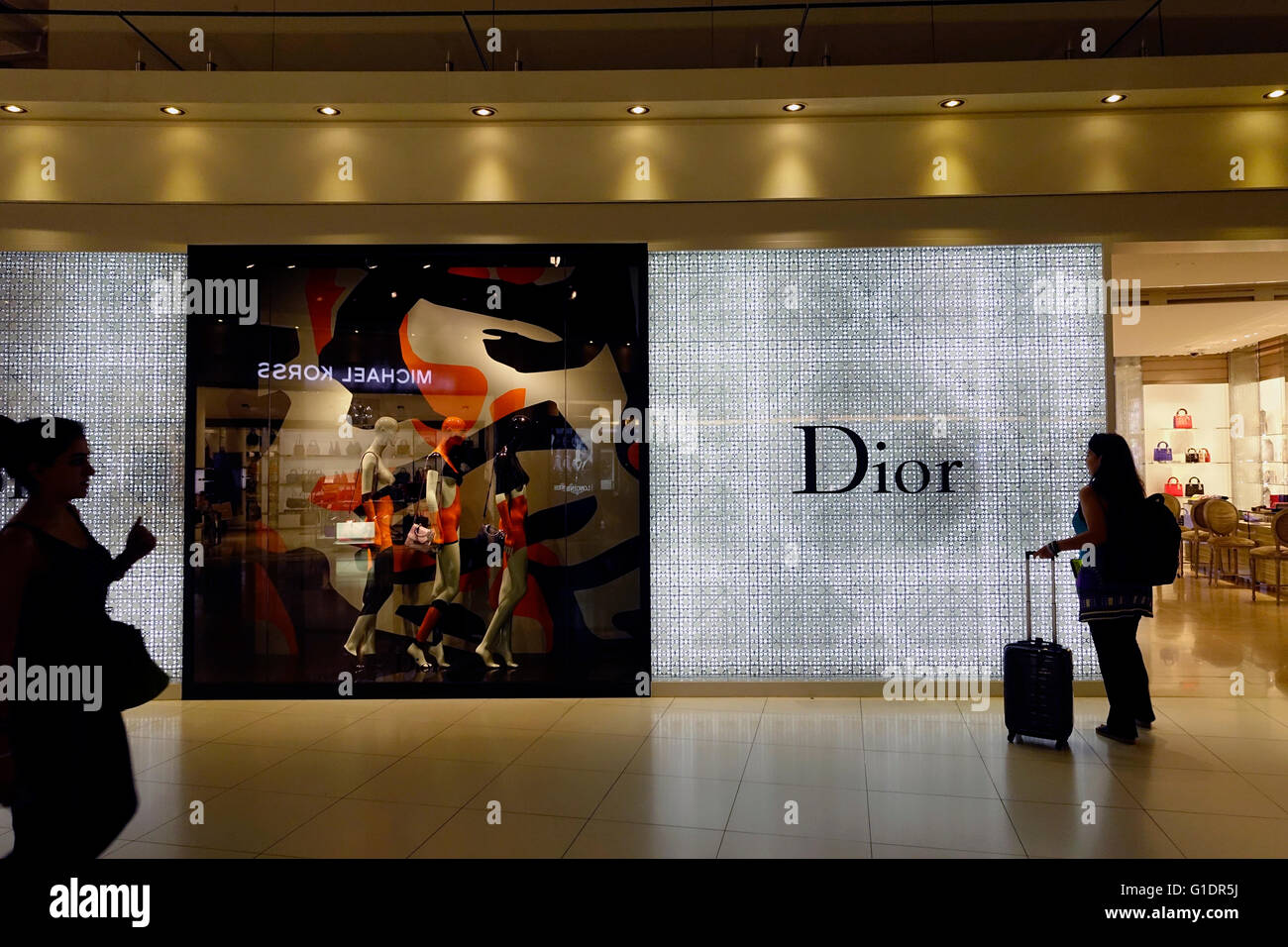 Dior duty free shop in Suvarnabhumi Airport. Bangkok. Thailand Stock ...