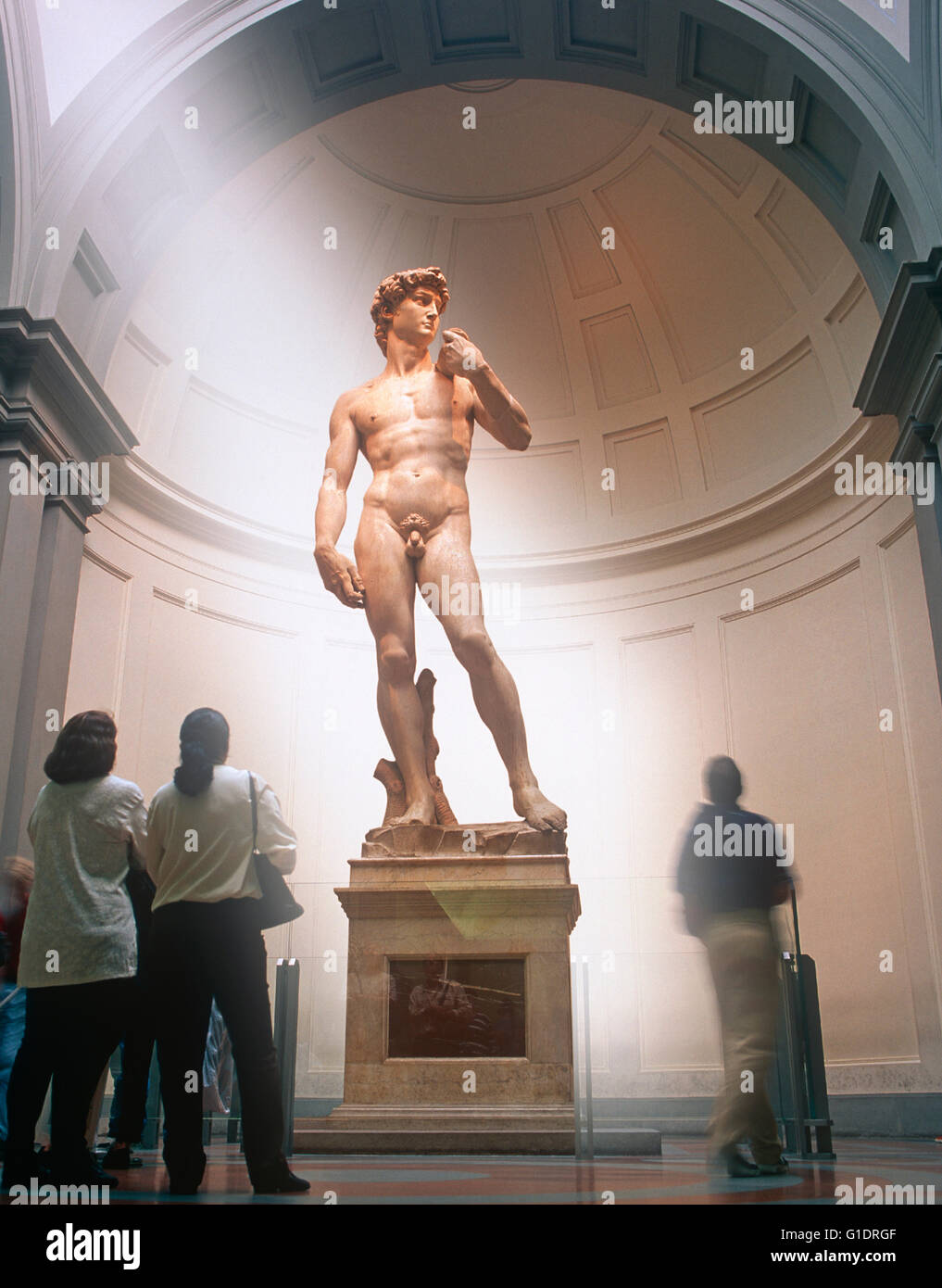 Statue of David by Michelangelo in the Galeria dell Accademia, Florence, Tuscany, Italy Stock Photo