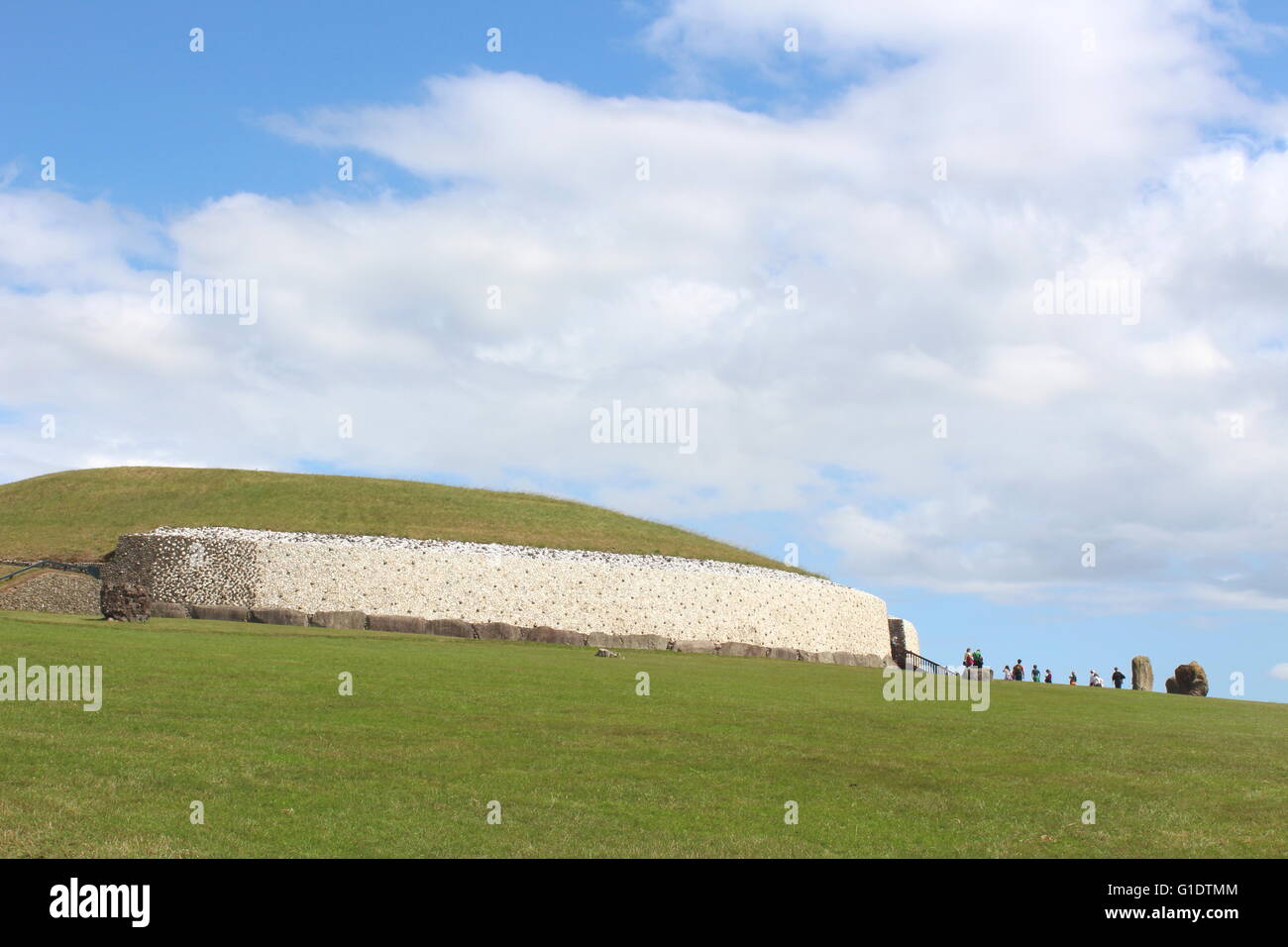 Newgrange, a prehistoric monument in County Meath, Ireland Stock Photo