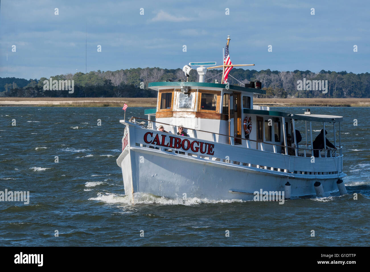 South Carolina, Daufuskie Island. Daususkie Island ferry from Hilton