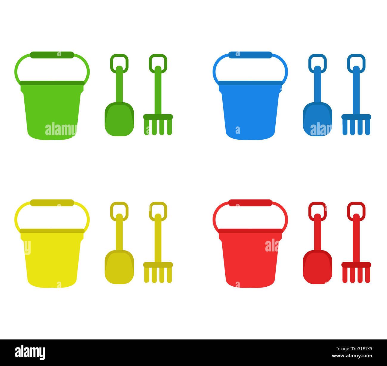 bucket and spade Stock Photo Alamy