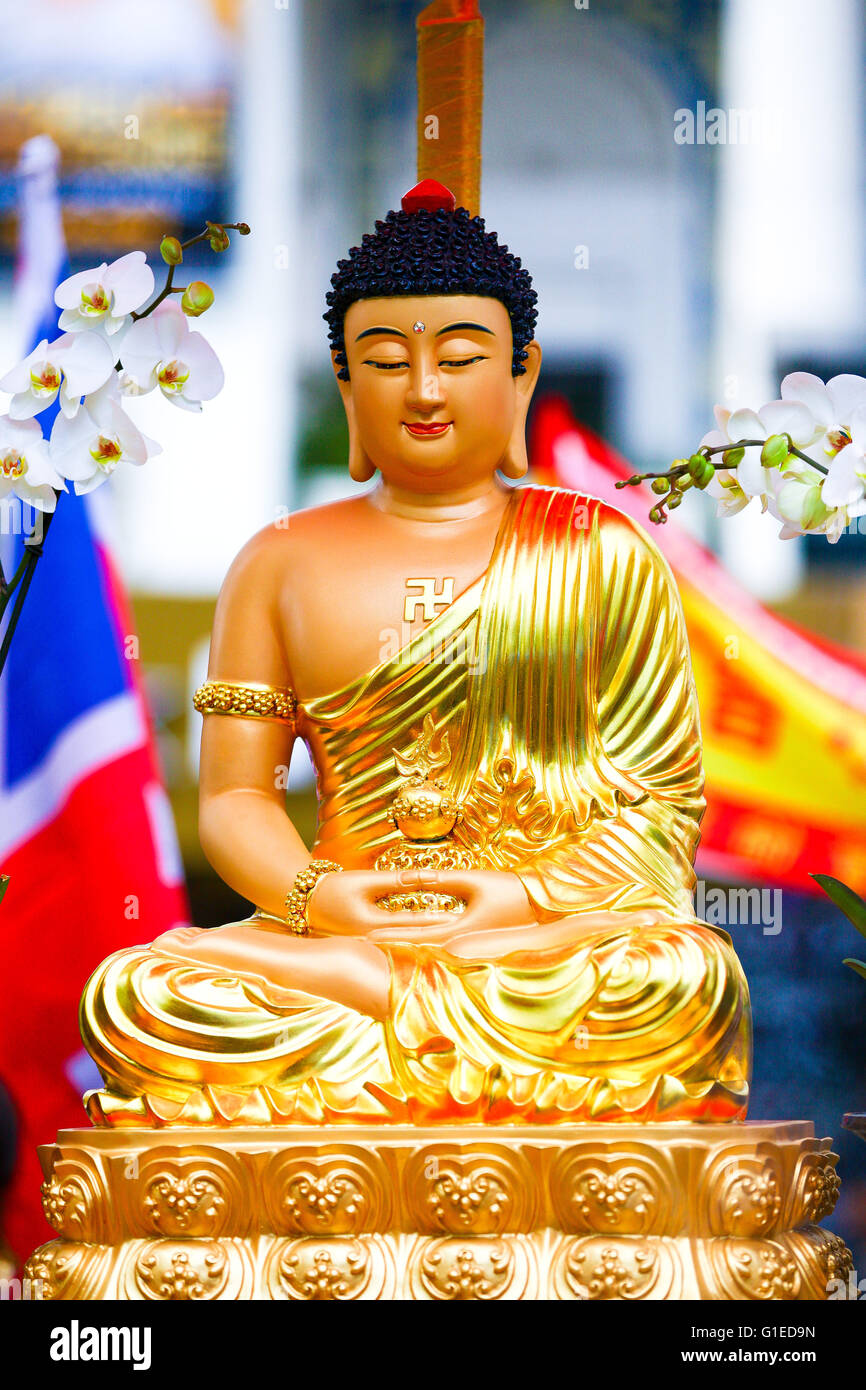 Buddhas birthday celebrations hi res stock photography and images
