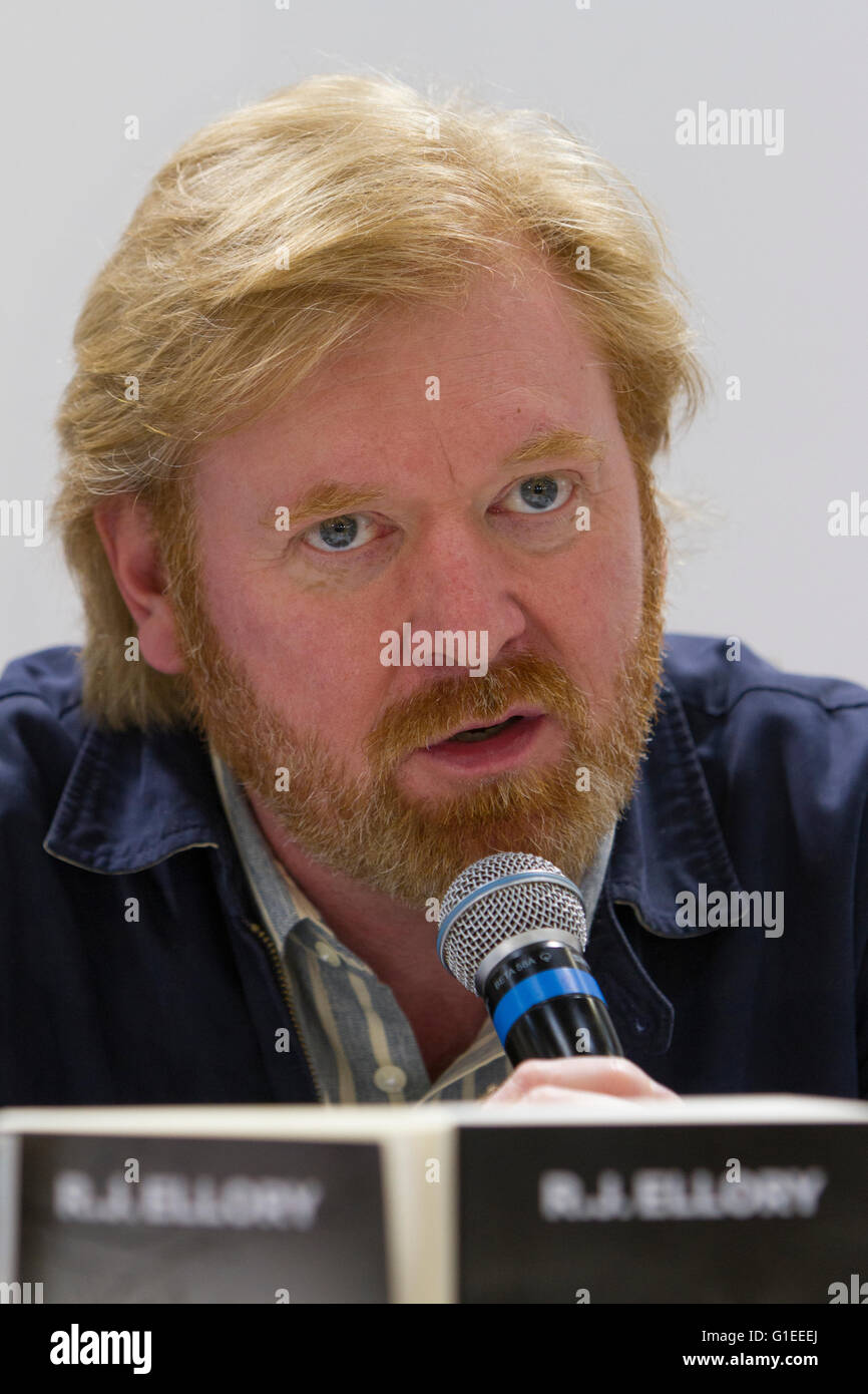 Turin, Italy. 13th May, 2016. English writer R. J. Ellory (Roger Jon