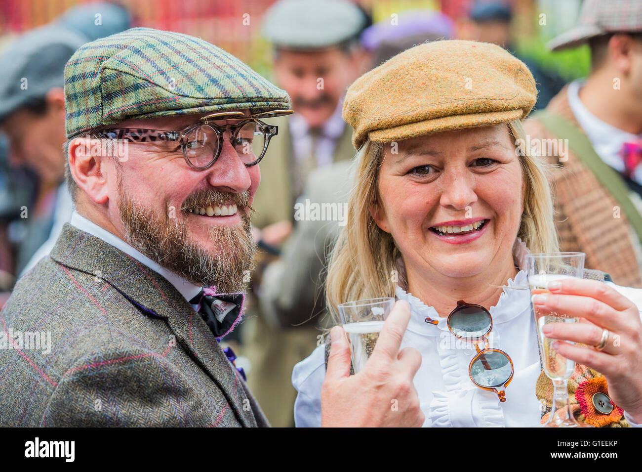 London, UK. 14th May, 2016. A quick sharpener before the off - The ...