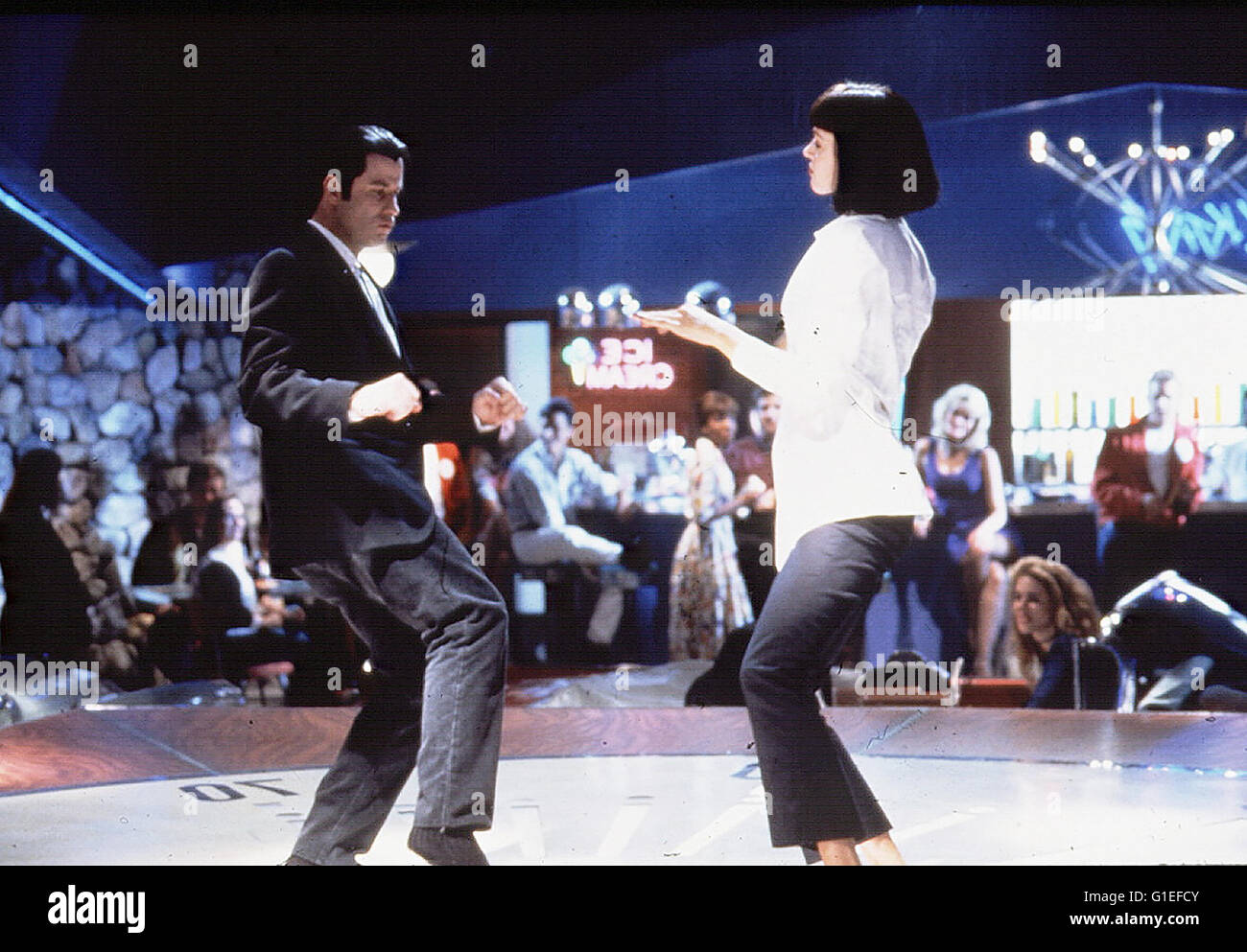 Pulp Fiction / John Travolta / Uma Thurman Stock Photo - Alamy