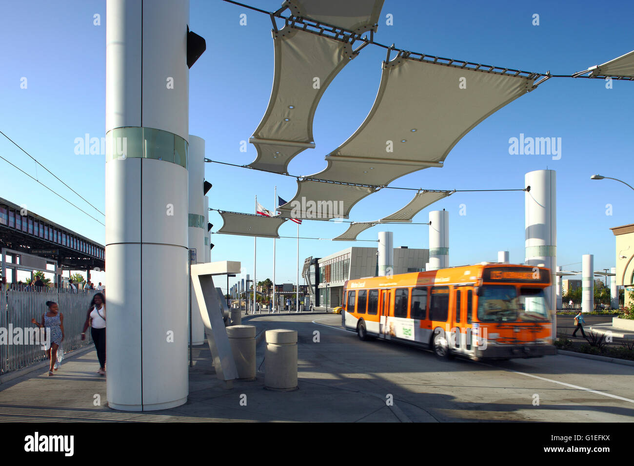 Martin Luther King Jr. Transit Center, Compton, CA by Base Architecture