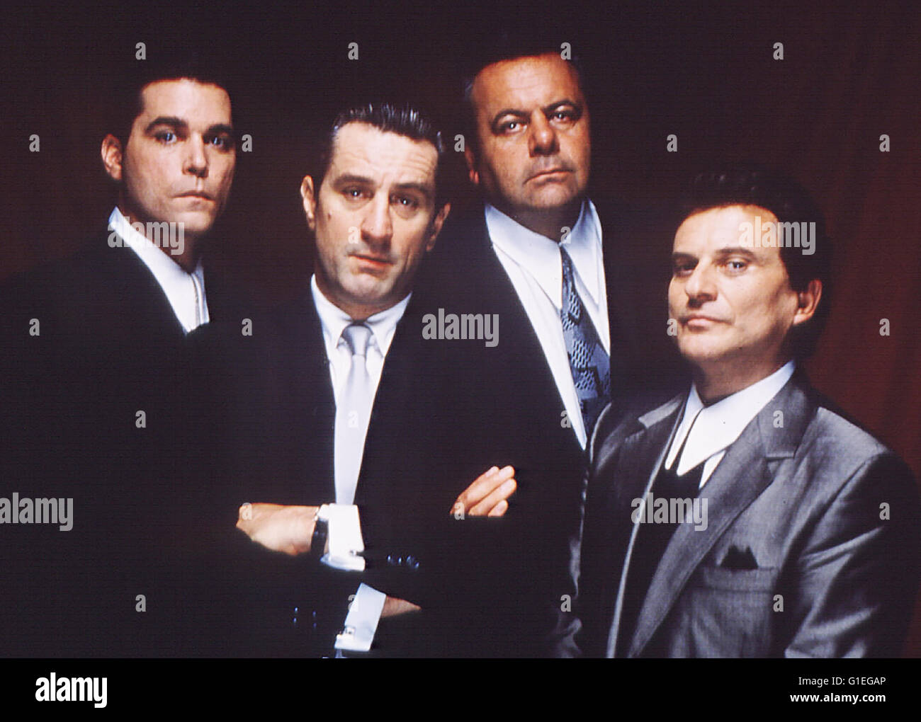 Good Fellas - Drei Jahrzehnte in der Mafia / Ray Liotta / Robert De Niro / Joe Pesci / Paul Sorvino Stock Photo