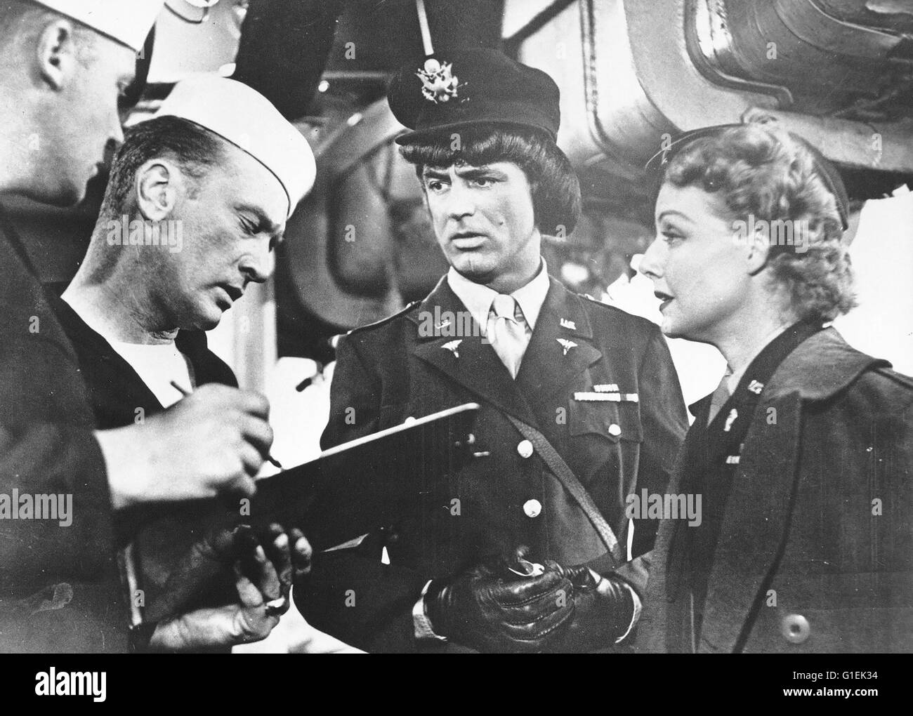 Ich war eine männliche Kriegsbraut / Cary Grant / Ann Sheridan, Stock Photo