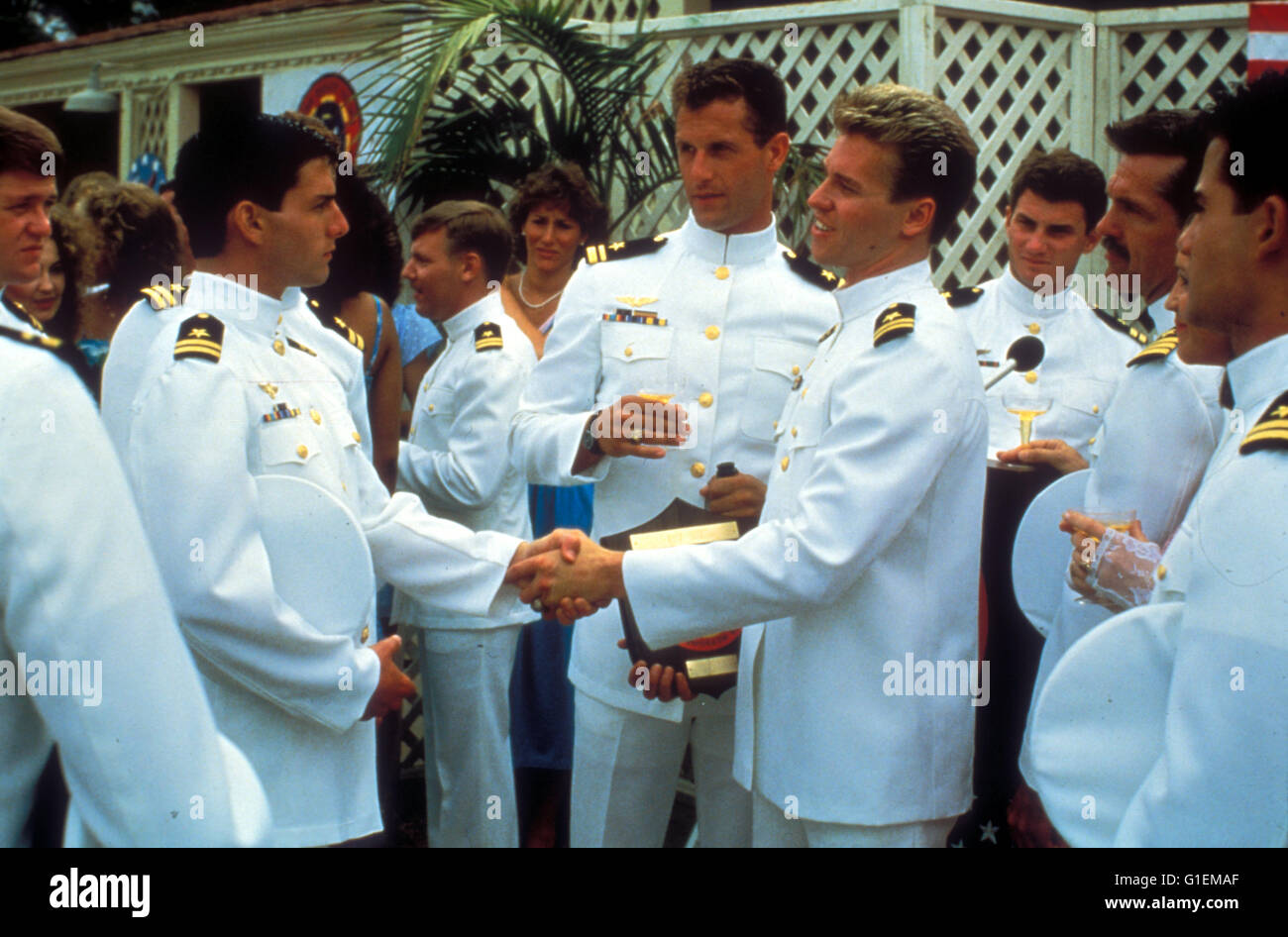 Top Gun - Sie f¸rchten weder Tod noch Teufel / Tom Cruise / Val Kilmer Stock Photo