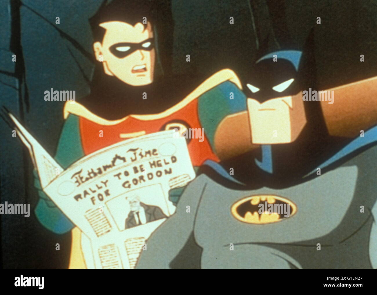 Batman & Robin / Batman and Robin - The Animated Series Stock Photo - Alamy