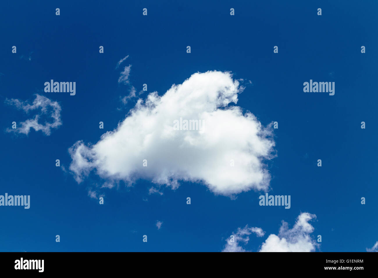 Beautiful White Cloud in the Perfect Blue Sky Stock Photo - Alamy