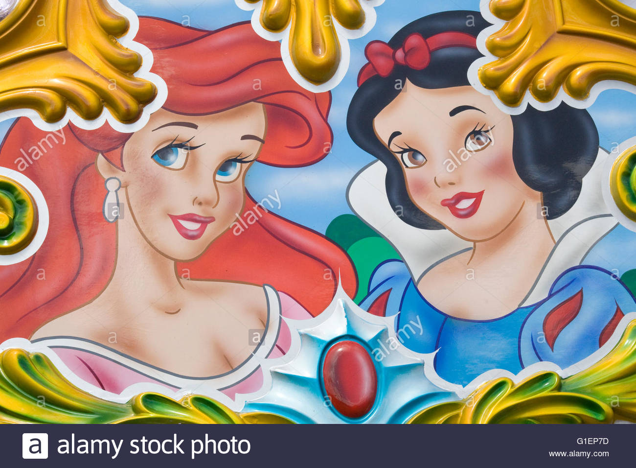 Disney Princesses Cartoon High Resolution Stock Photography and Images ...