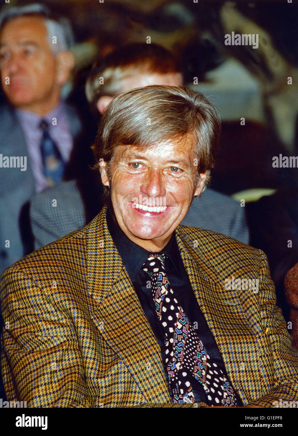Der Schweizer Journalist Guido Baumann, Deutschland 1980er Jahre. Swiss  journalist Guido Baumann, Germany 1980s Stock Photo - Alamy