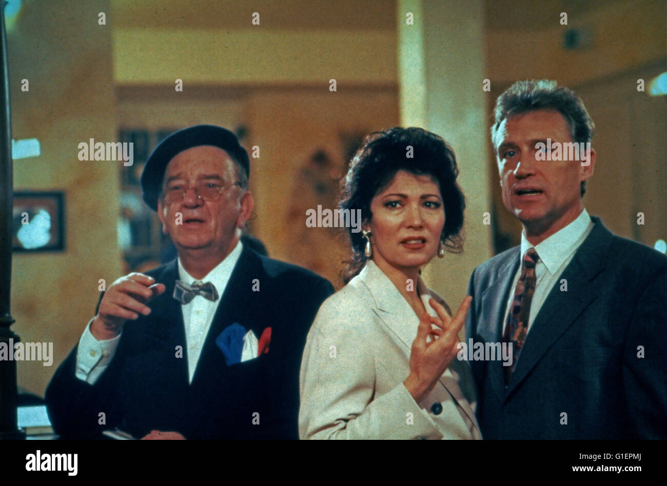 Ein Mann für meine Frau, Fernsehfilm, Deutschland 1993, Regie: Hartmut Griesmayr, Darsteller: Iris Berben, Robert Atzorn, Alexander May Stock Photo