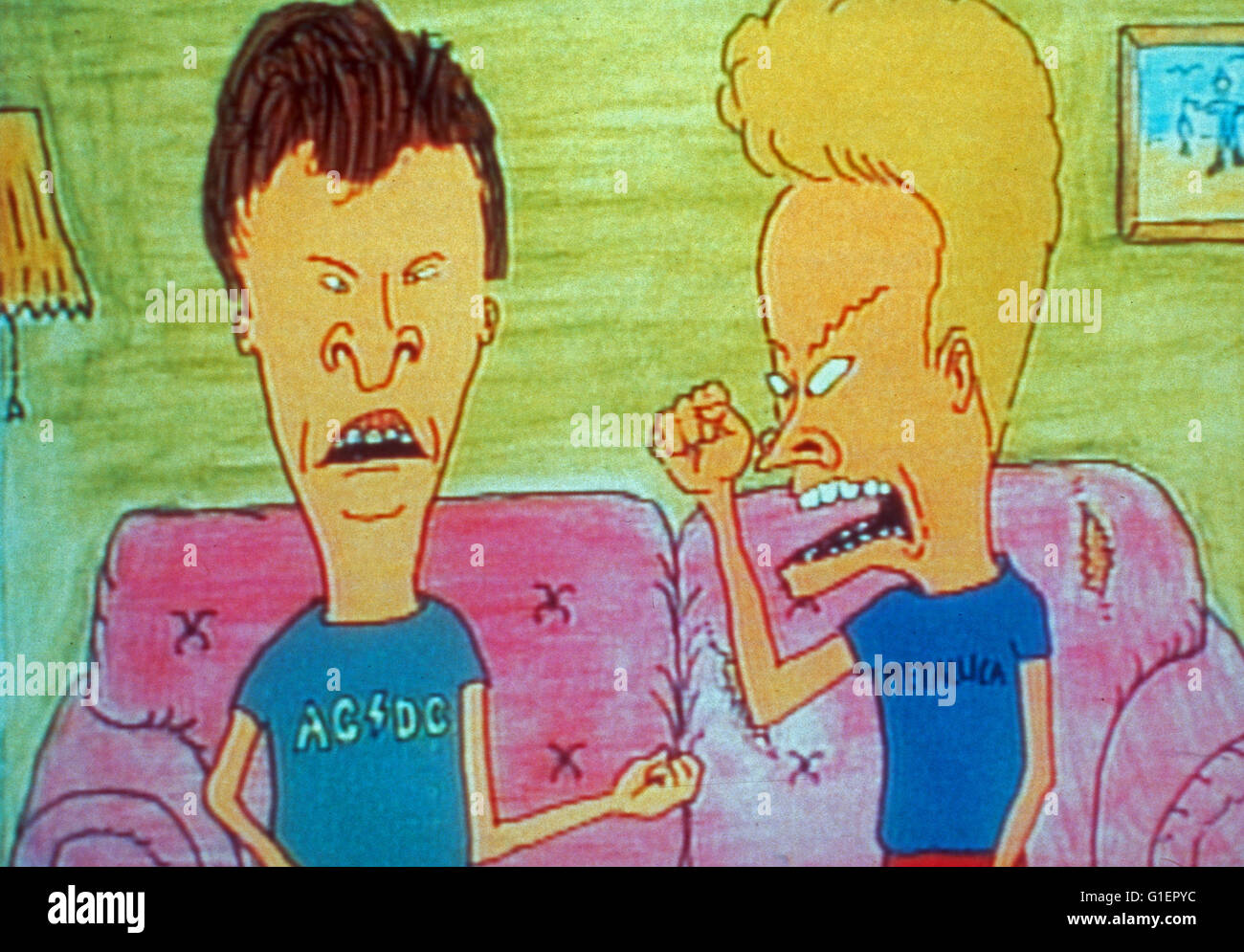 Beavis & ButtHead, Zeichentrickserie im Musiksender MTV, 1990er Jahre